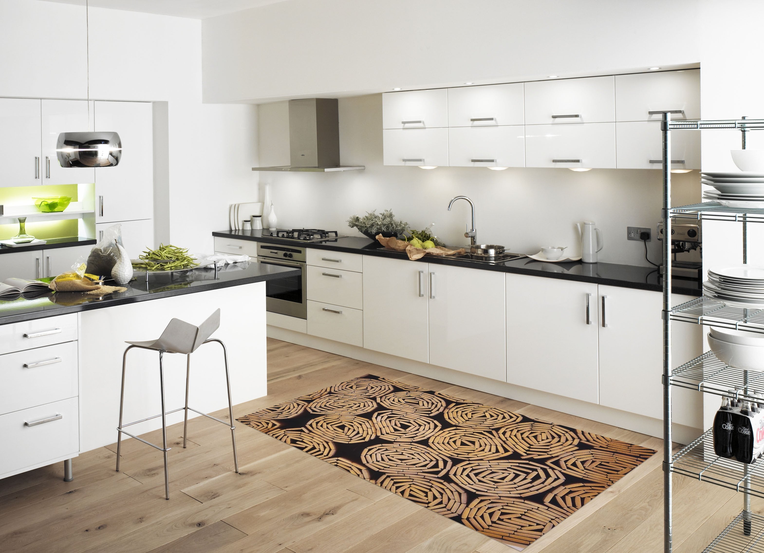 3D Bamboo Mats 587 Kitchen Mat Floor Mural Wallpaper AJ Wallpaper