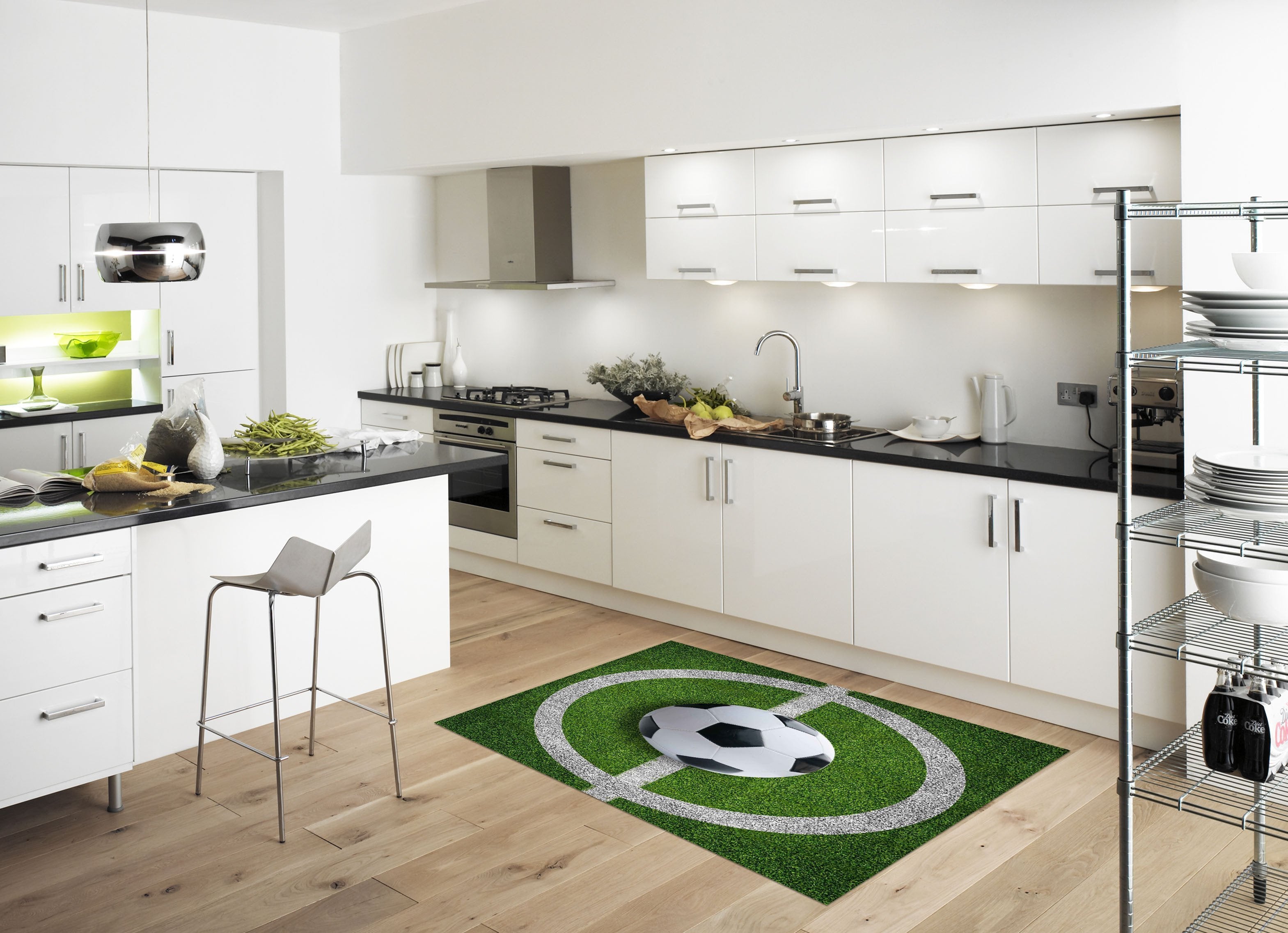 3D Football Field 570 Kitchen Mat Floor Mural Wallpaper AJ Wallpaper