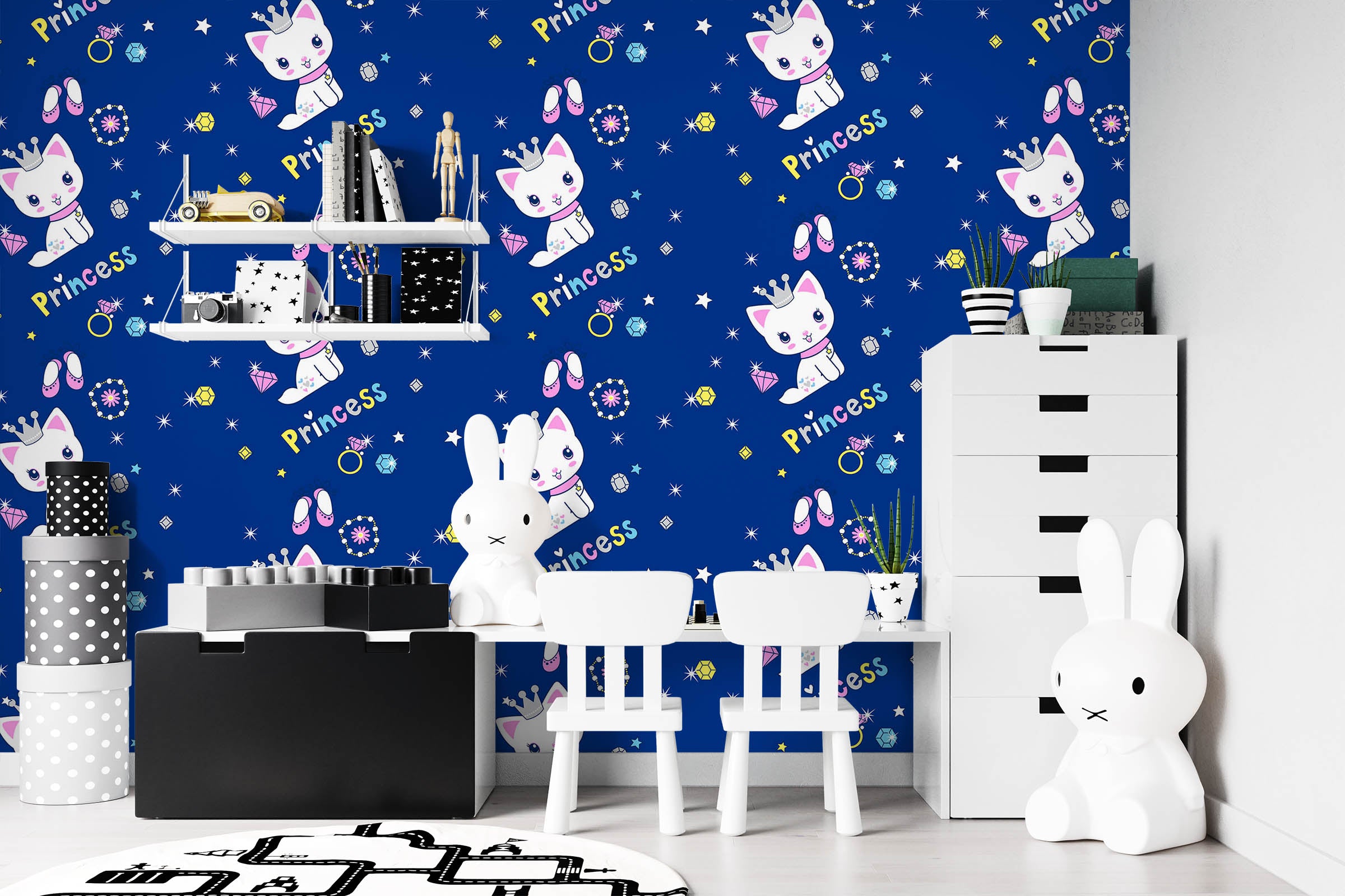 3D Cat Pattern 57069 Wall Murals