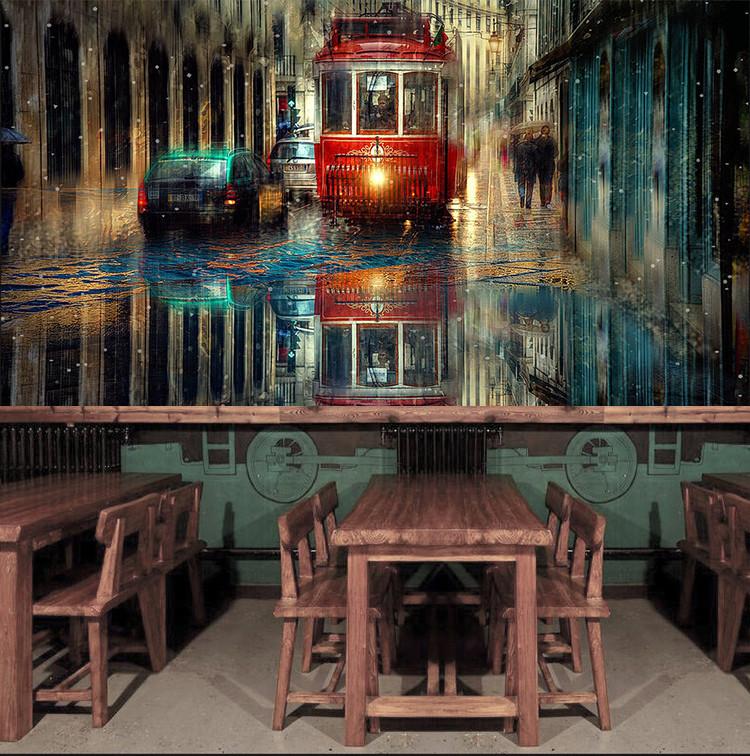 3D City Bus Car 033 Wallpaper AJ Wallpaper