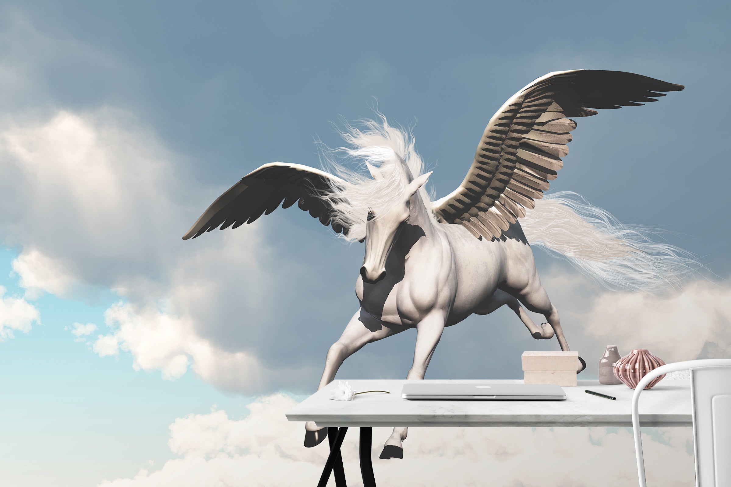 3D Pegasus 1512 Wall Murals