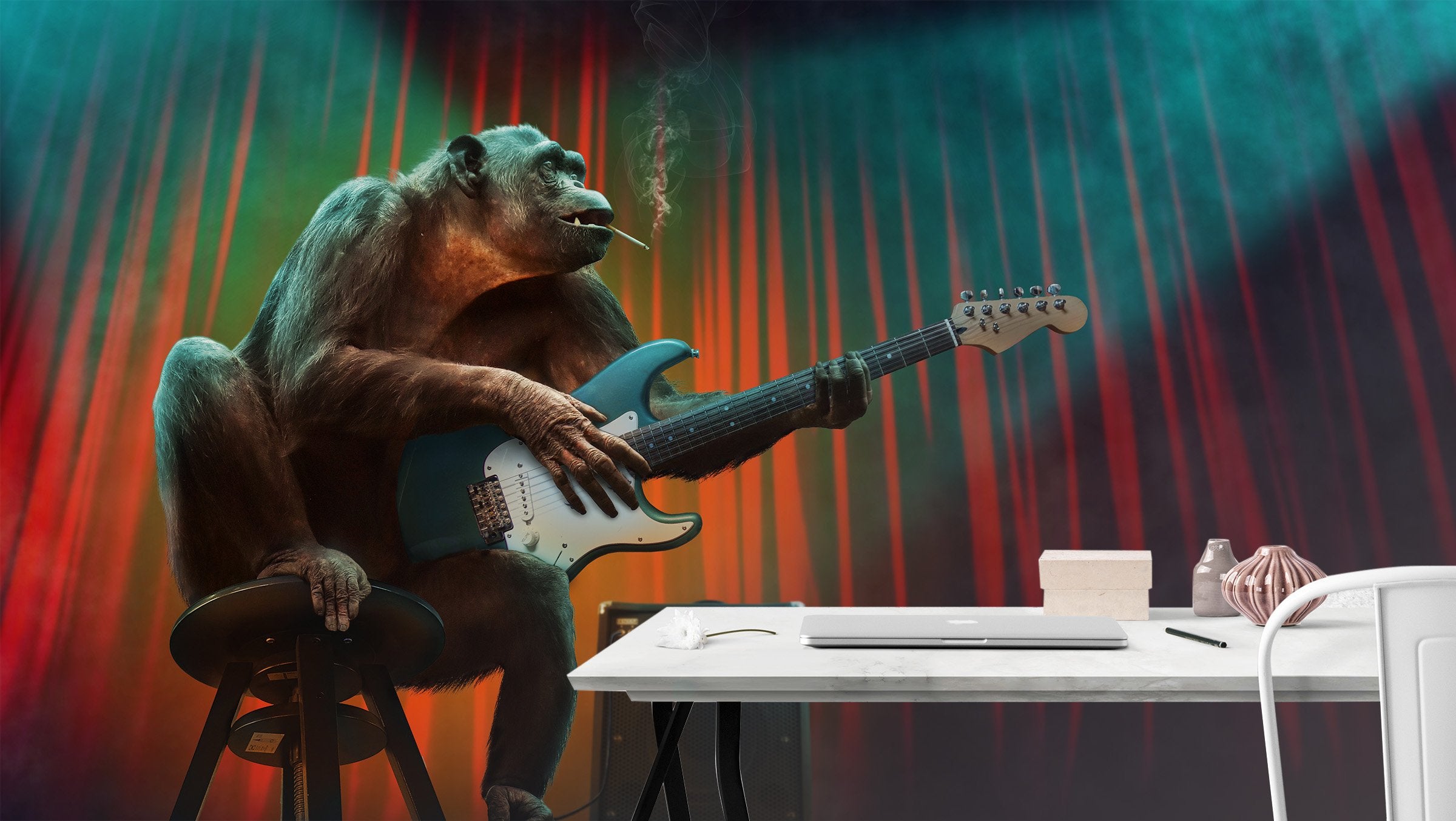 3D Wake Up And Play The Guitar 215 Wallpaper AJ Wallpaper