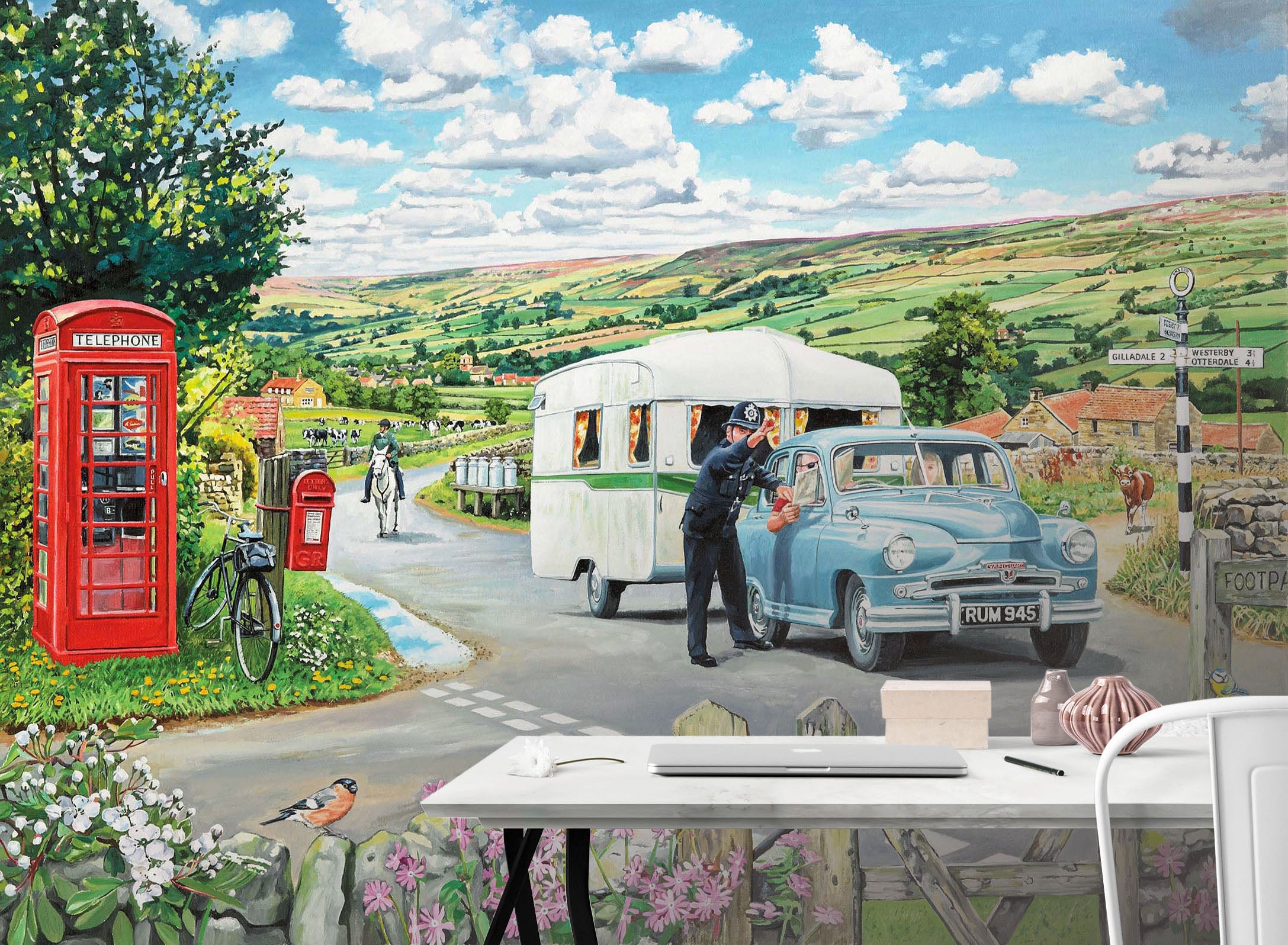 3D Directions 1019 Trevor Mitchell Wall Mural Wall Murals