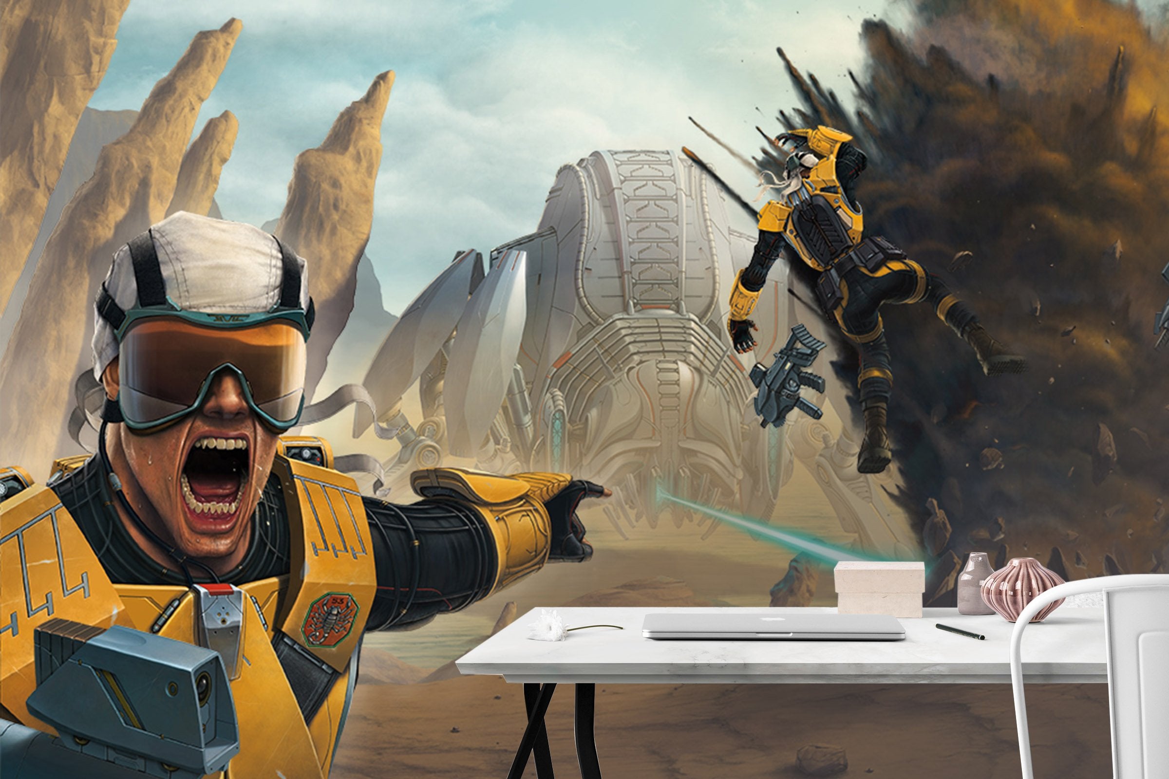 3D Battlefield 1515 Wall Murals Exclusive Designer Vincent Wallpaper AJ Wallpaper 2