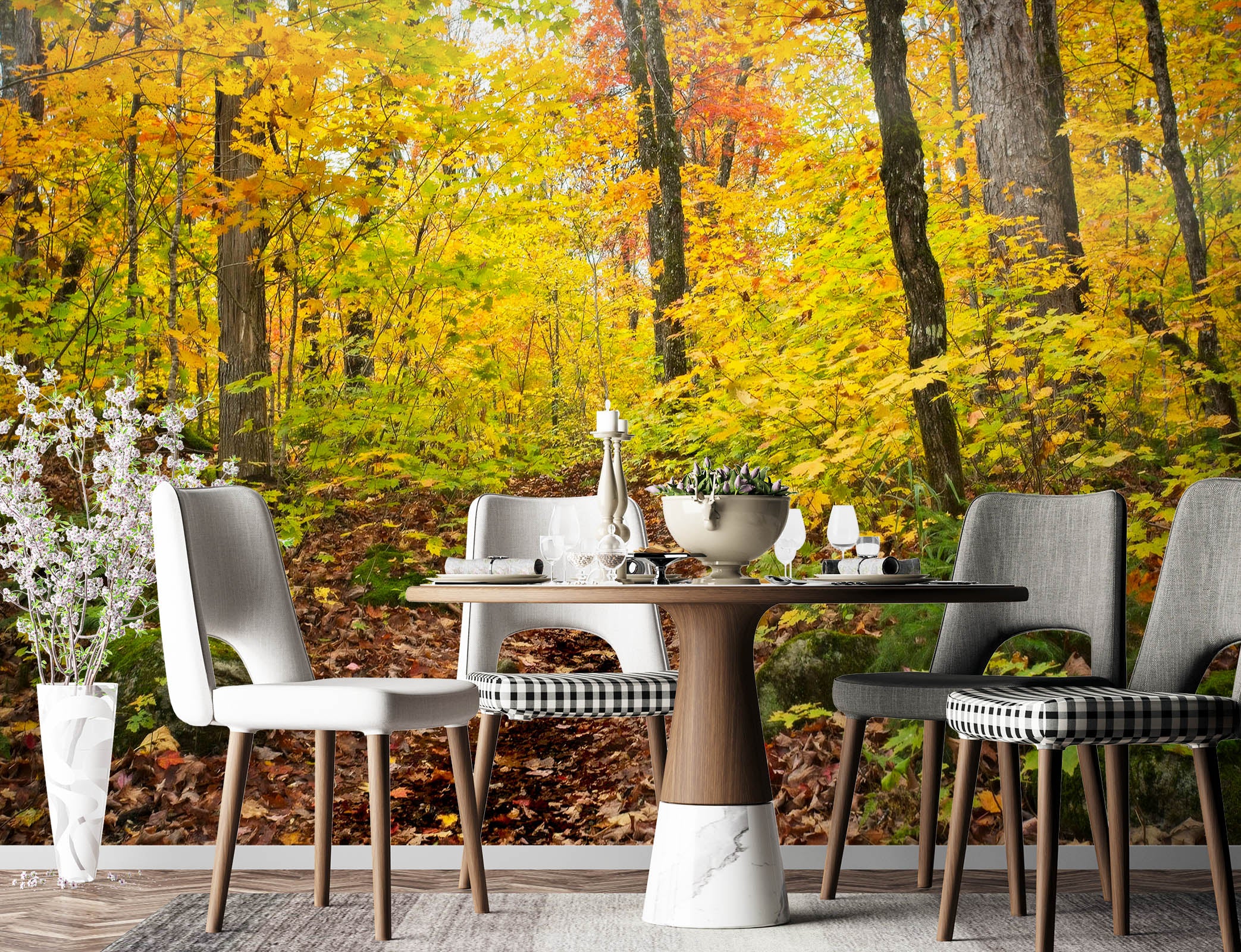 3D Forest 62068 Kathy Barefield Wall Mural Wall Murals