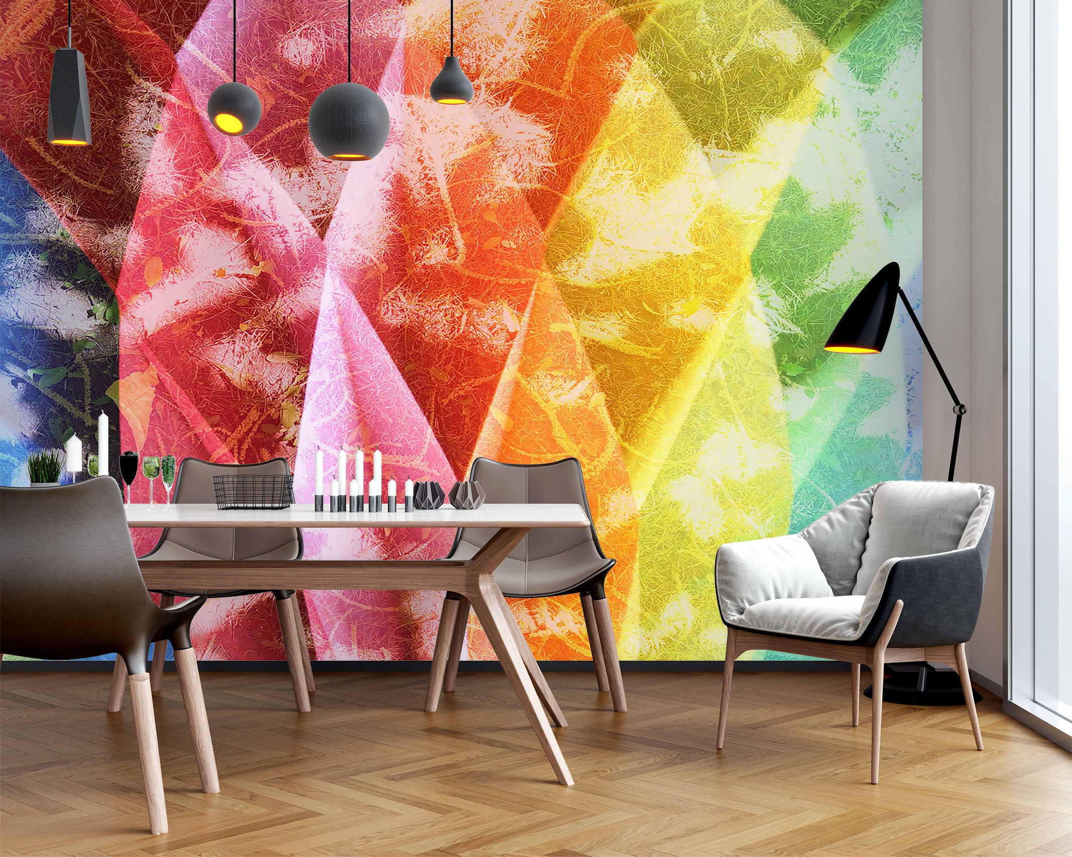 3D Color Cone 71084 Shandra Smith Wall Mural Wall Murals