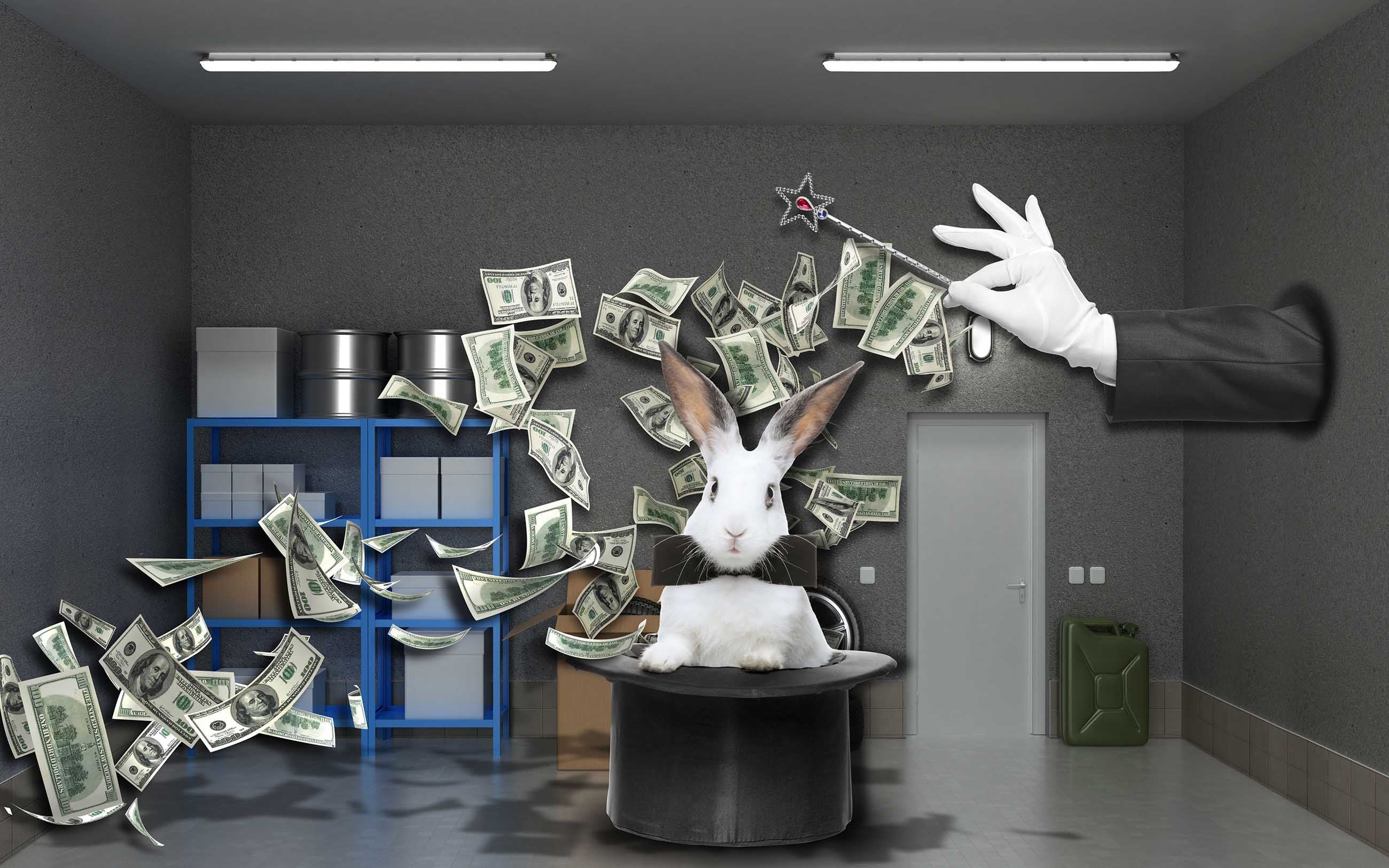 3D Magic Hat 411 Garage Door Mural Wallpaper AJ Wallpaper