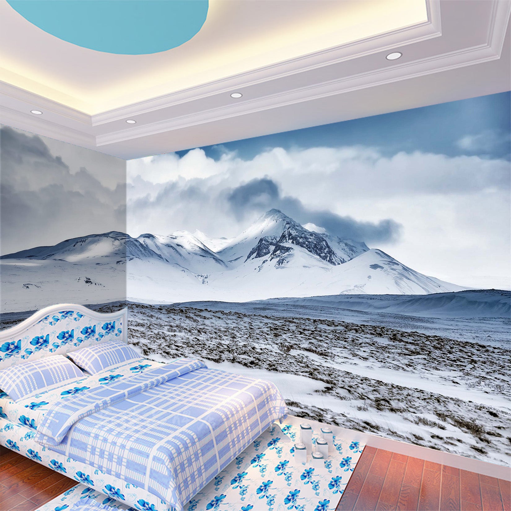 3D Snow Mountain 1022 Wall Murals