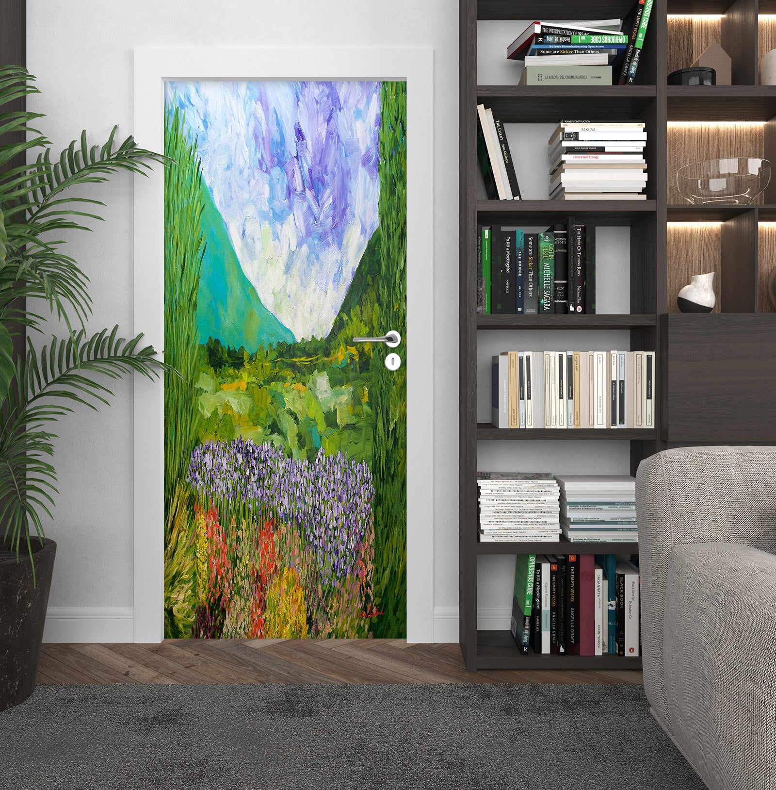 3D Mountain Meadow 93200 Allan P. Friedlander Door Mural
