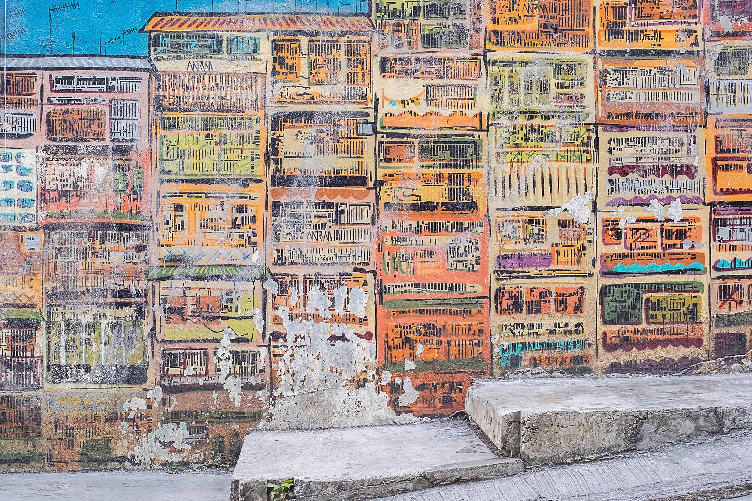 3D Color House Sticker 86 Wall Murals