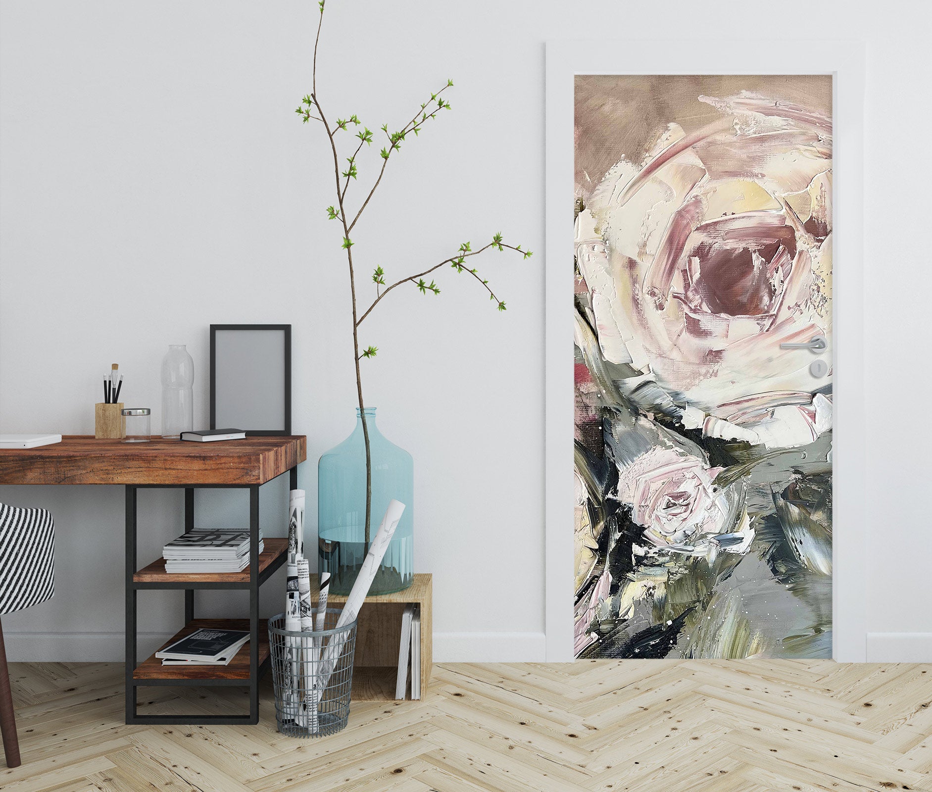 3D Art Flower 3143 Skromova Marina Door Mural