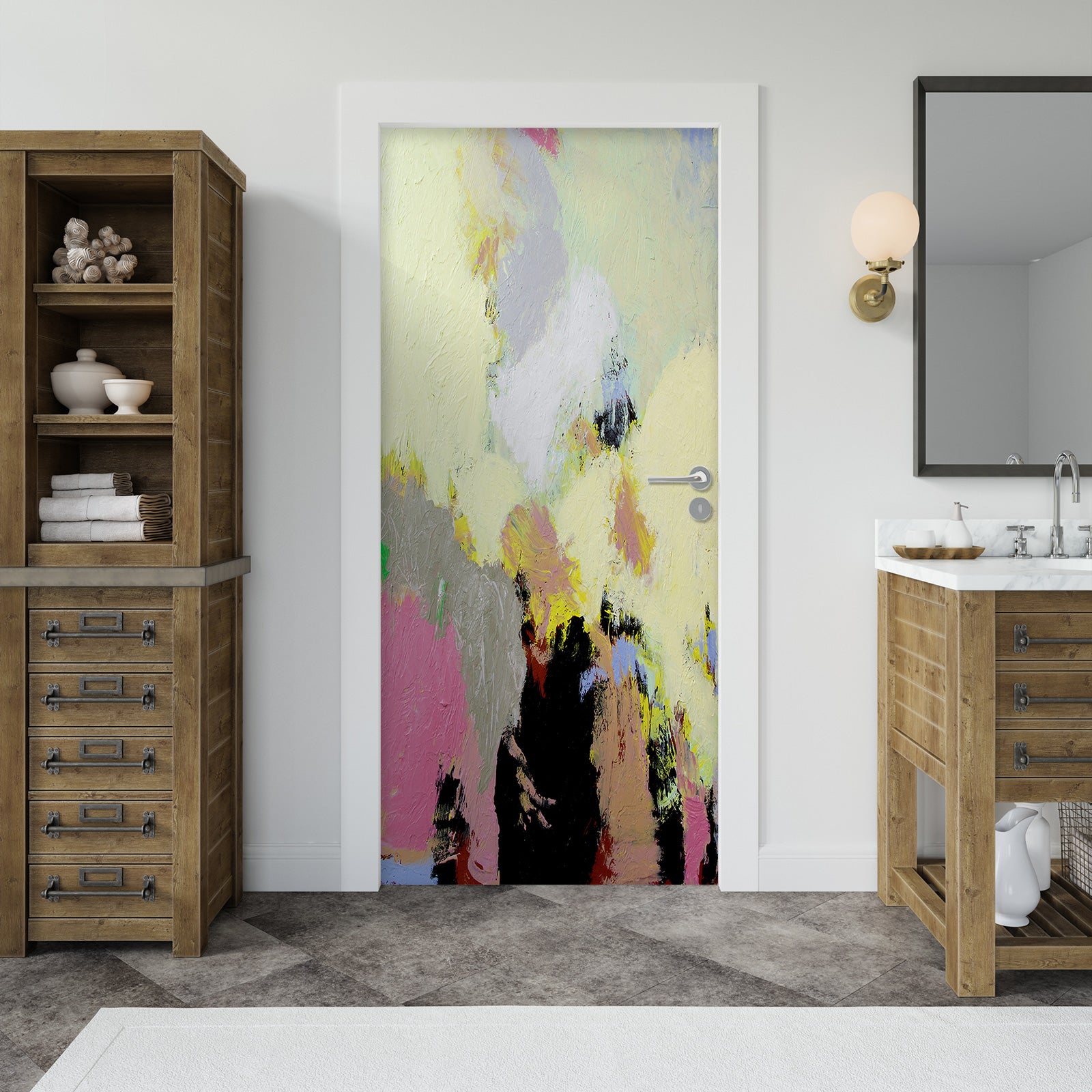 3D Pigment Pattern 93172 Allan P. Friedlander Door Mural