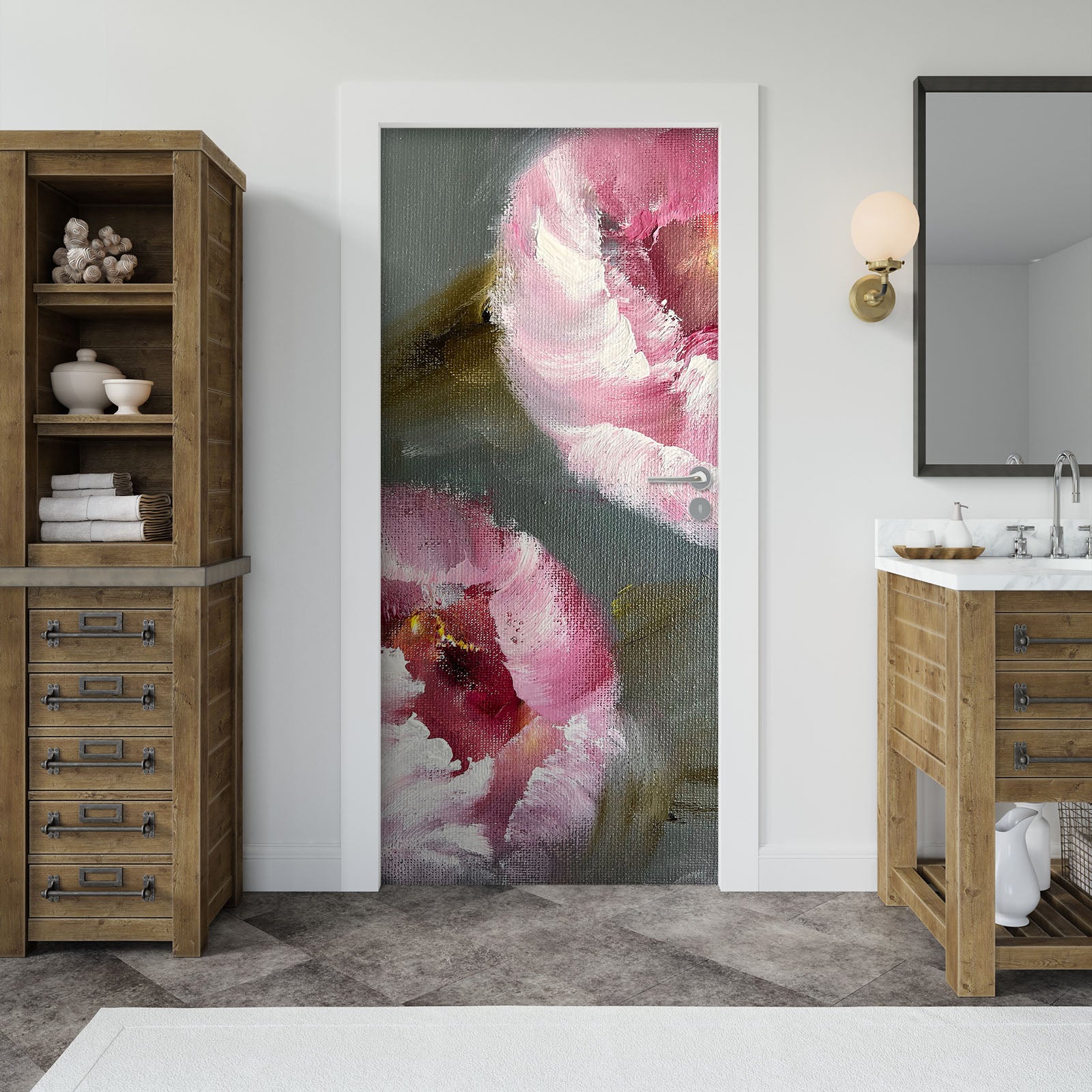 3D Art Flowers 3266 Skromova Marina Door Mural