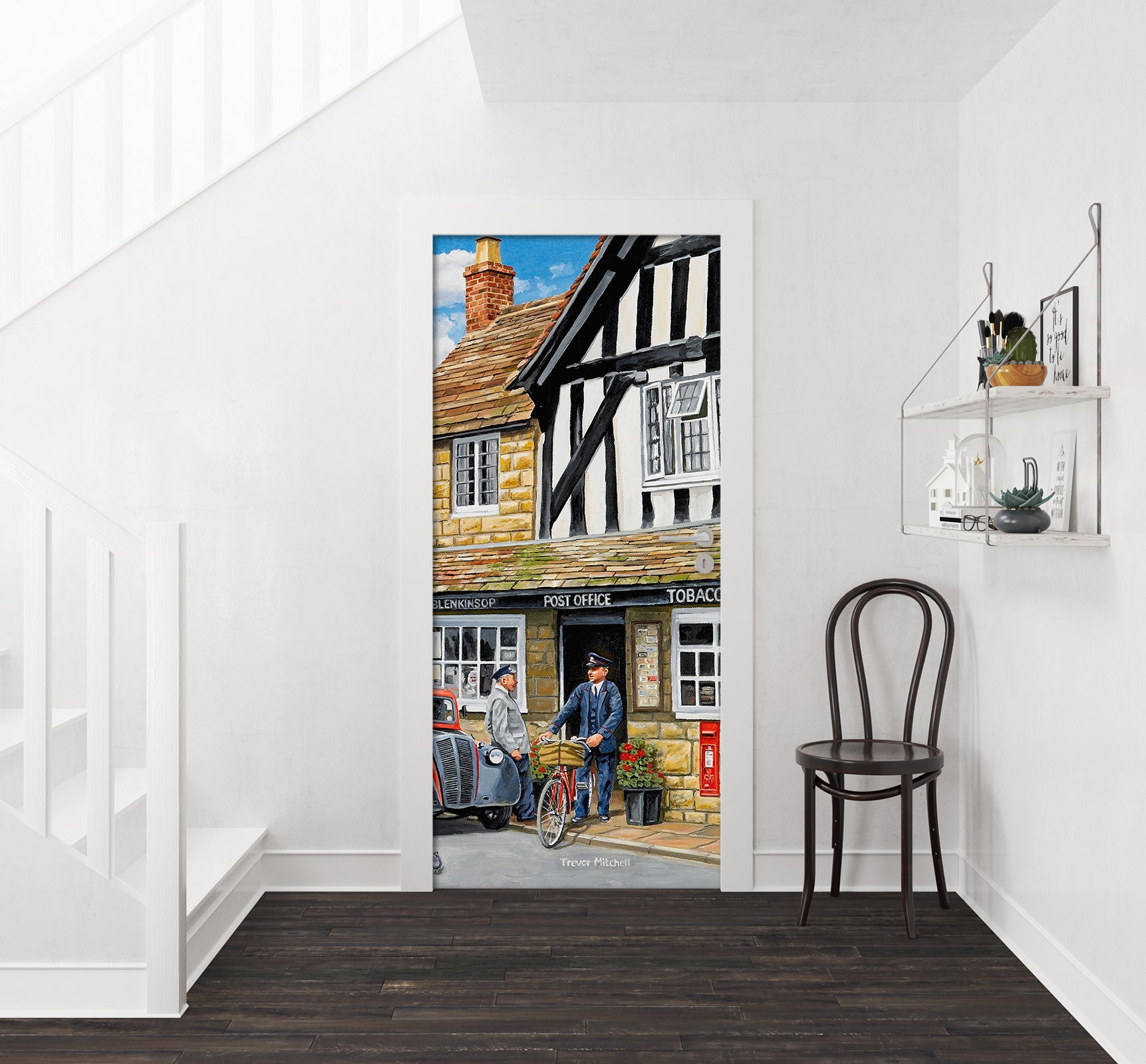 3D Cottage Building 103169 Trevor Mitchell Door Mural