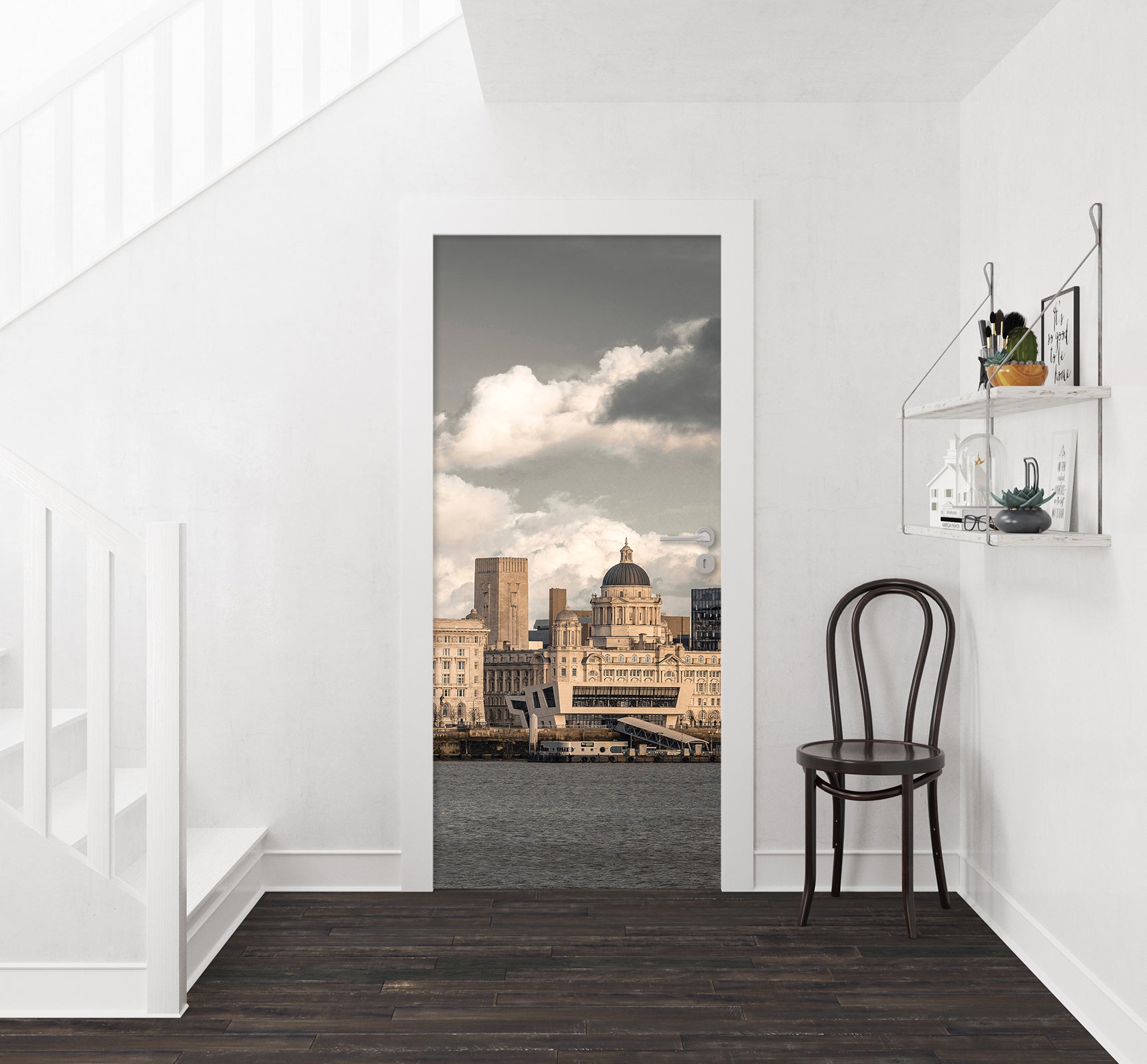 3D Harbour Building 106107 Assaf Frank Door Mural