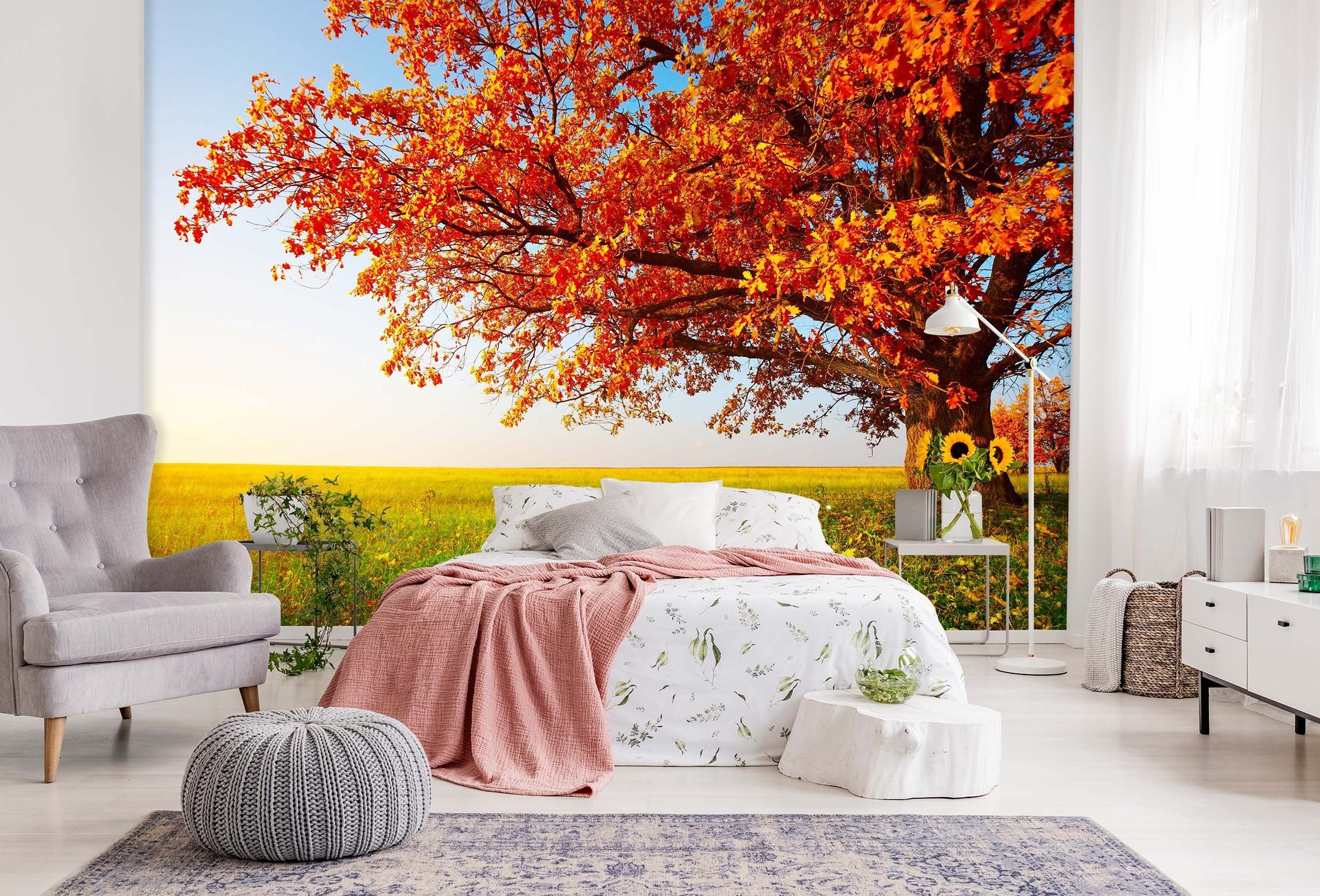 3D Autumn Landscape 148 Wall Murals Wallpaper AJ Wallpaper 2