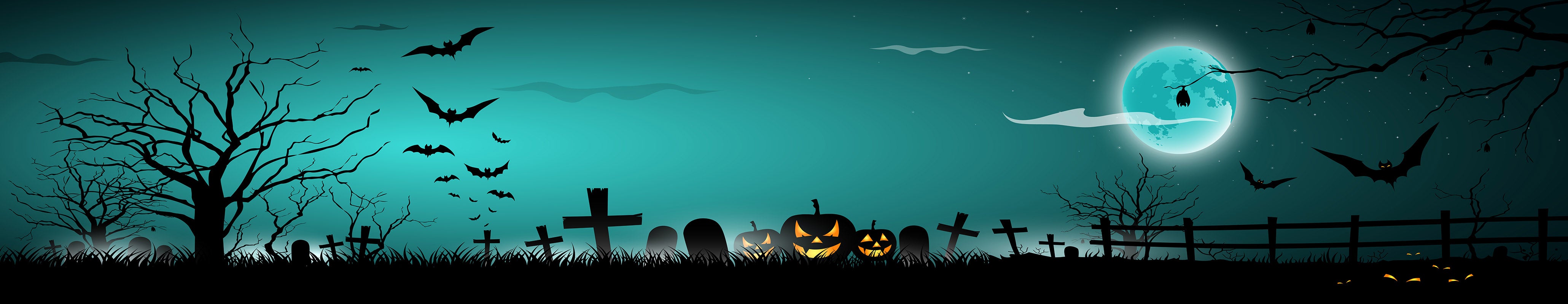 3D Green Moonlit Night 652 Stair Risers