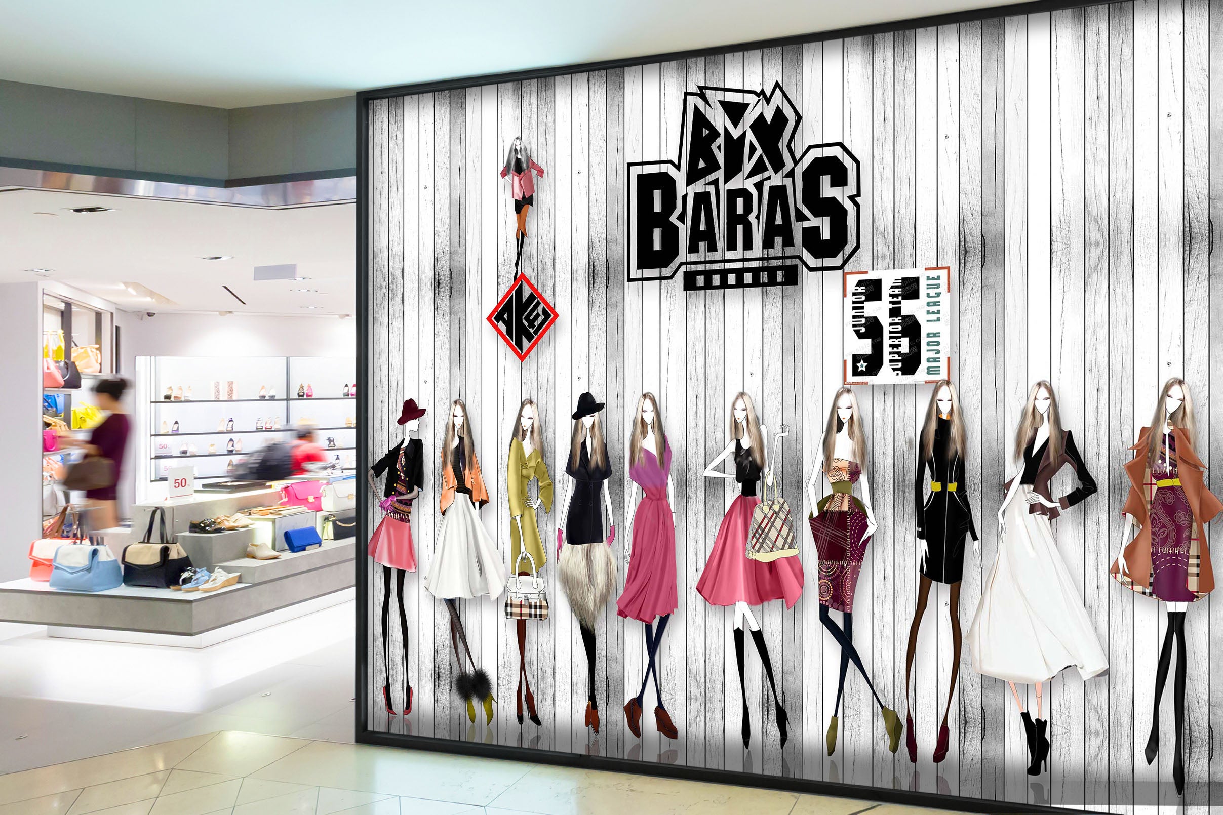 3D Long-Haired Woman 113 Wall Murals Wallpaper AJ Wallpaper 2