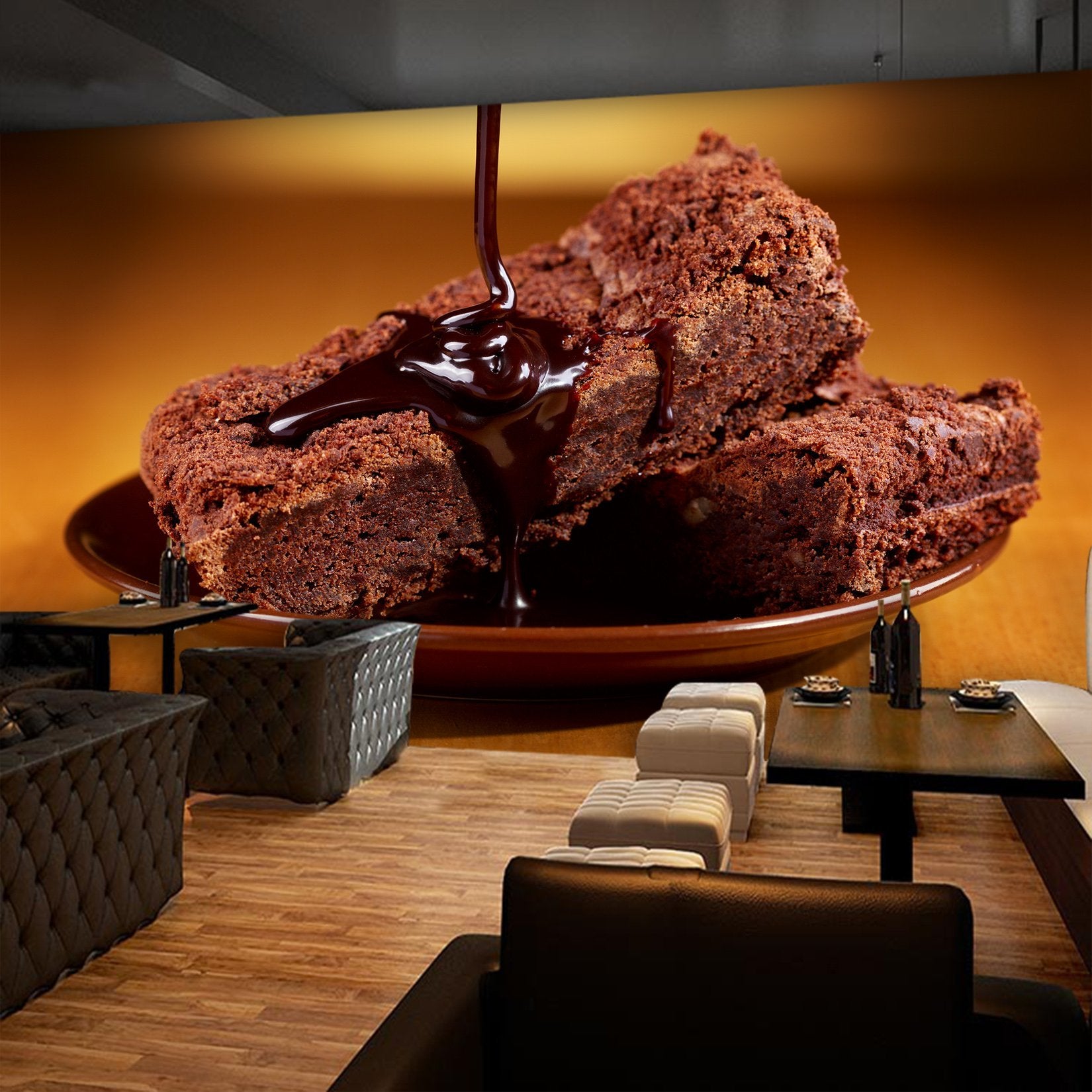 3D Chocolate Cake 046 Wallpaper AJ Wallpaper