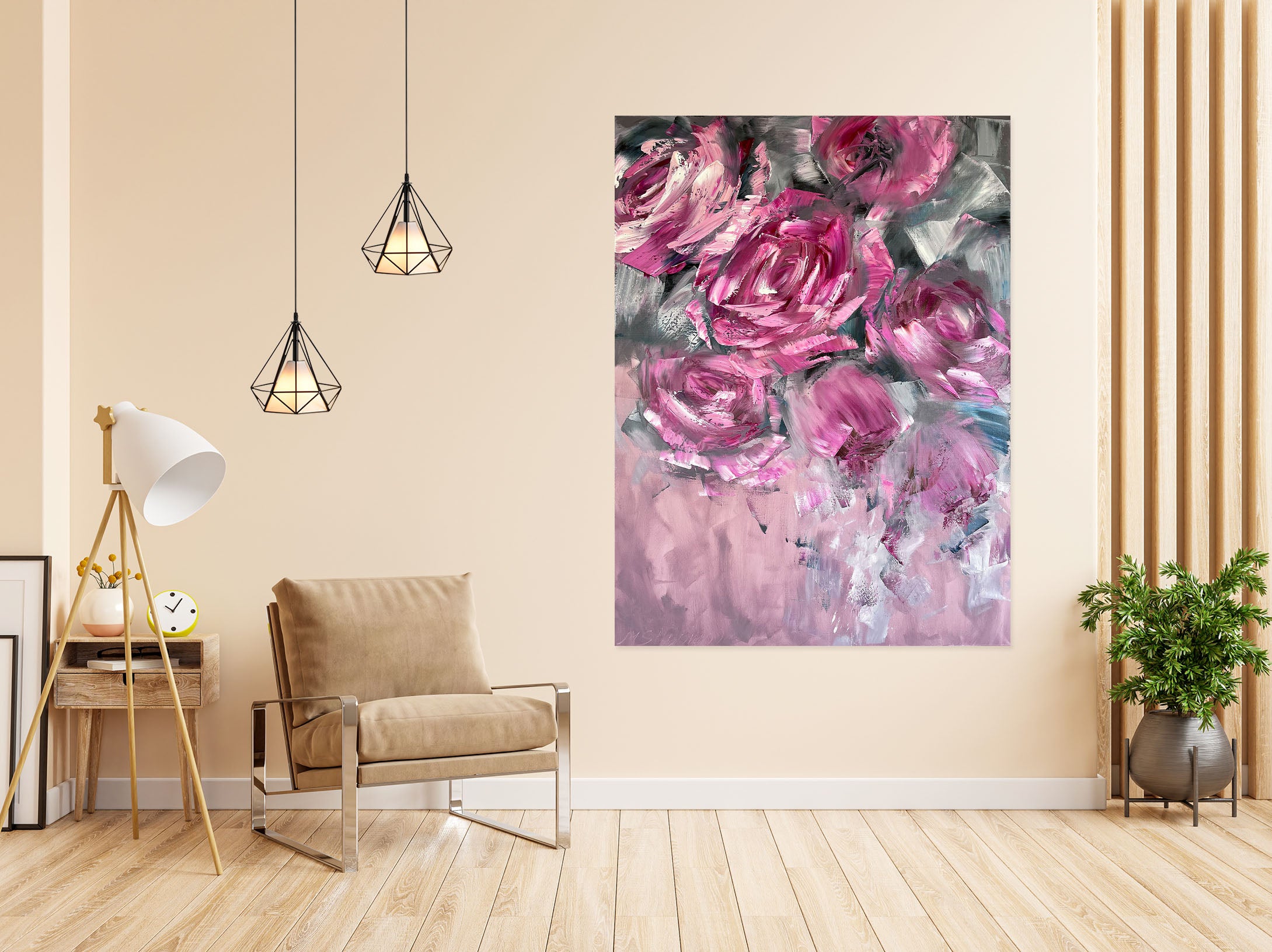 3D Red Rose 2604 Skromova Marina Wall Sticker