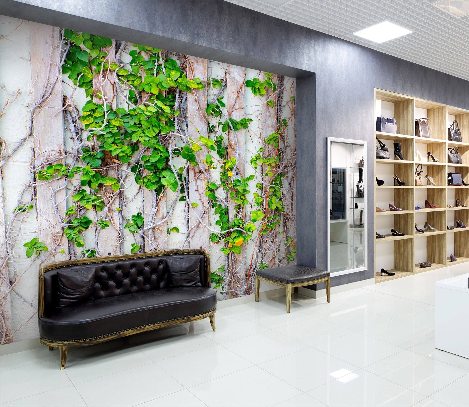 3D Green Vine 109 Wall Murals Wallpaper AJ Wallpaper 2