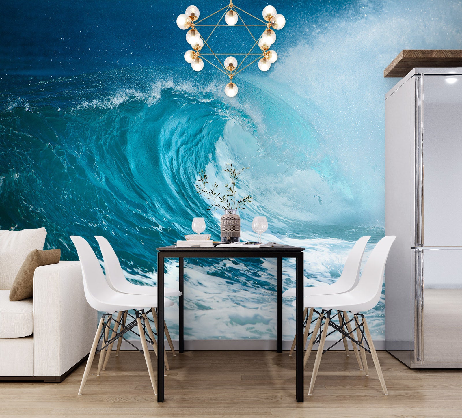 3D Waves 57177 Wall Murals