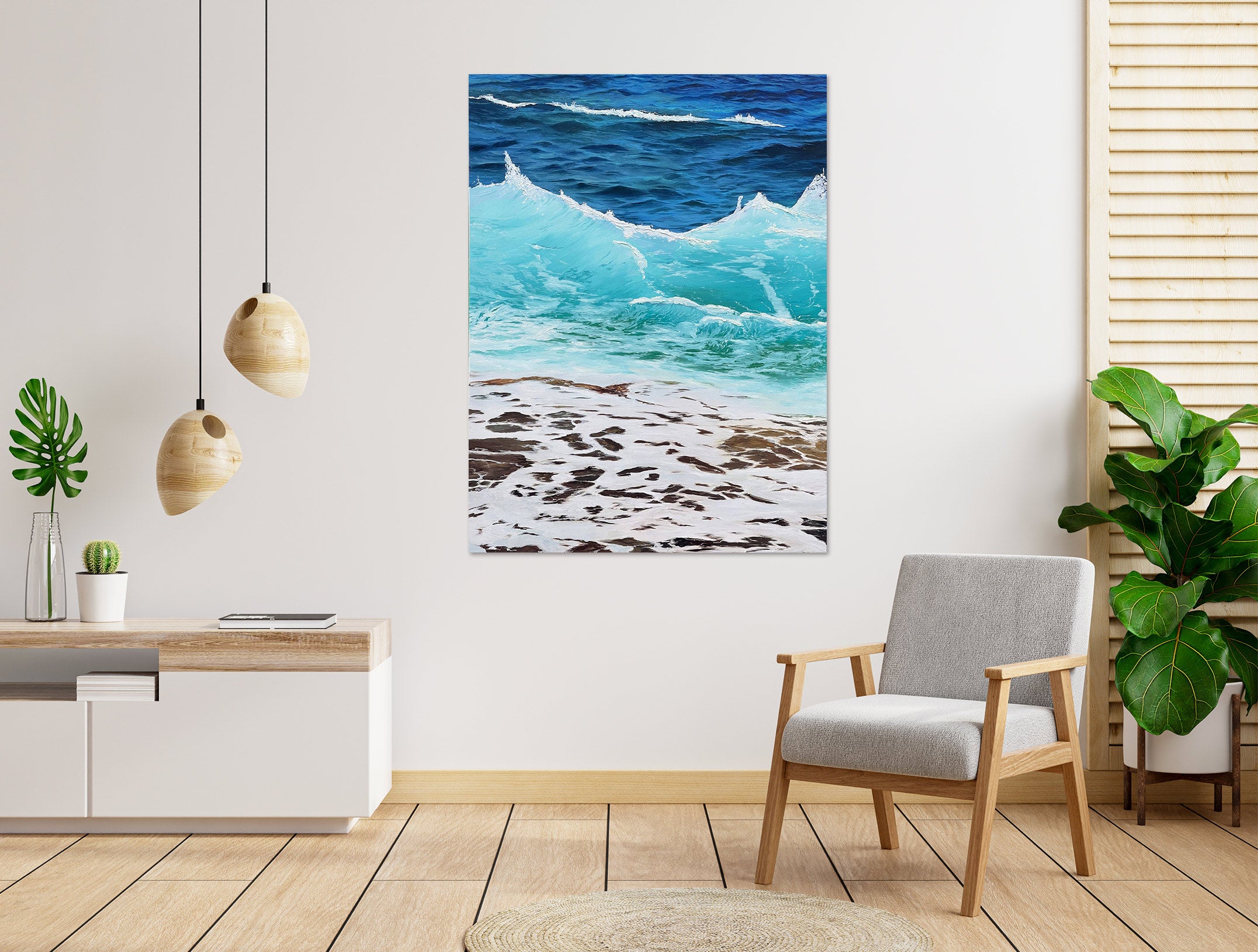 3D Ocean Waves 10078 Marina Zotova Wall Sticker