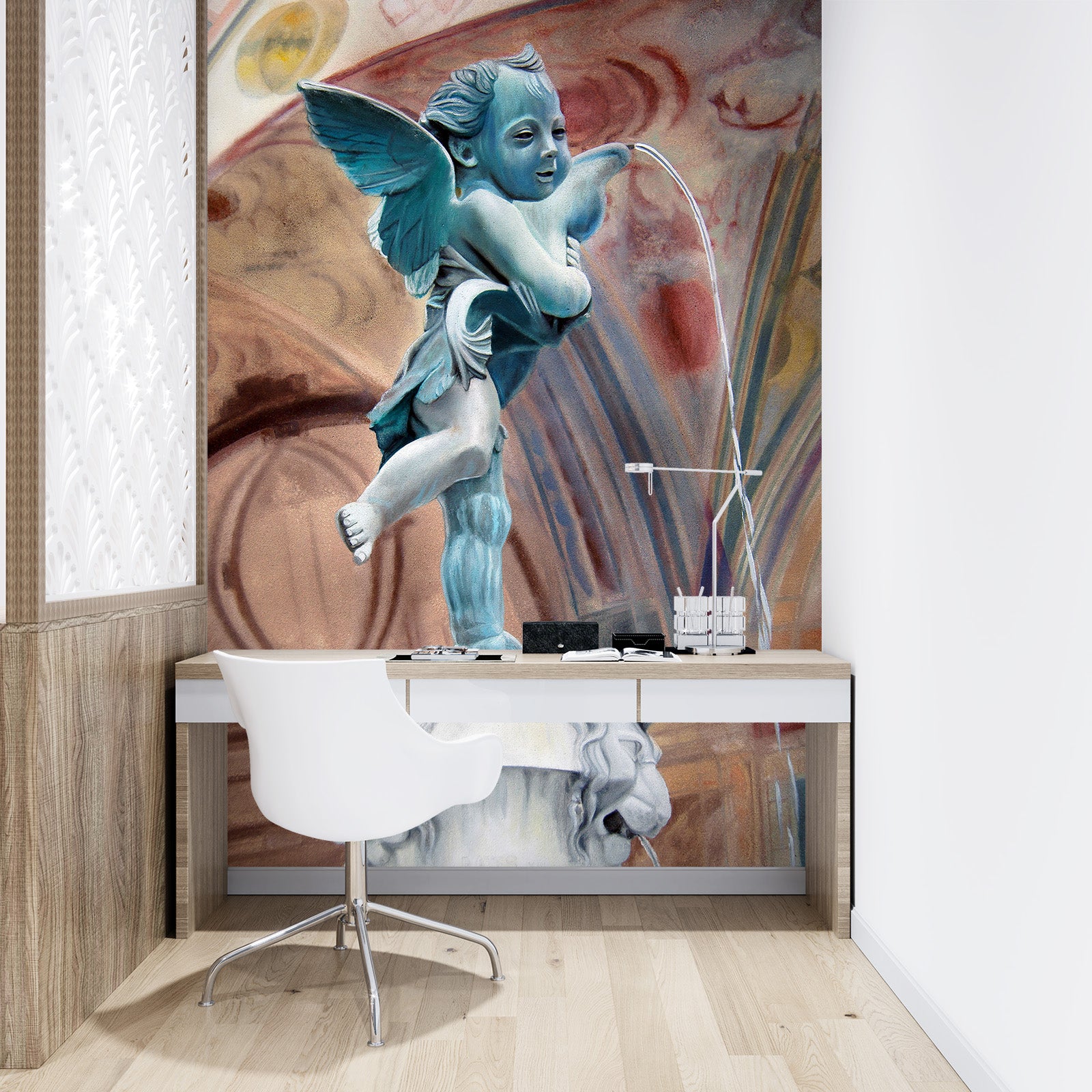 3D Angel Statue 11123 Matthew Holden Bates Wall Mural Wall Murals