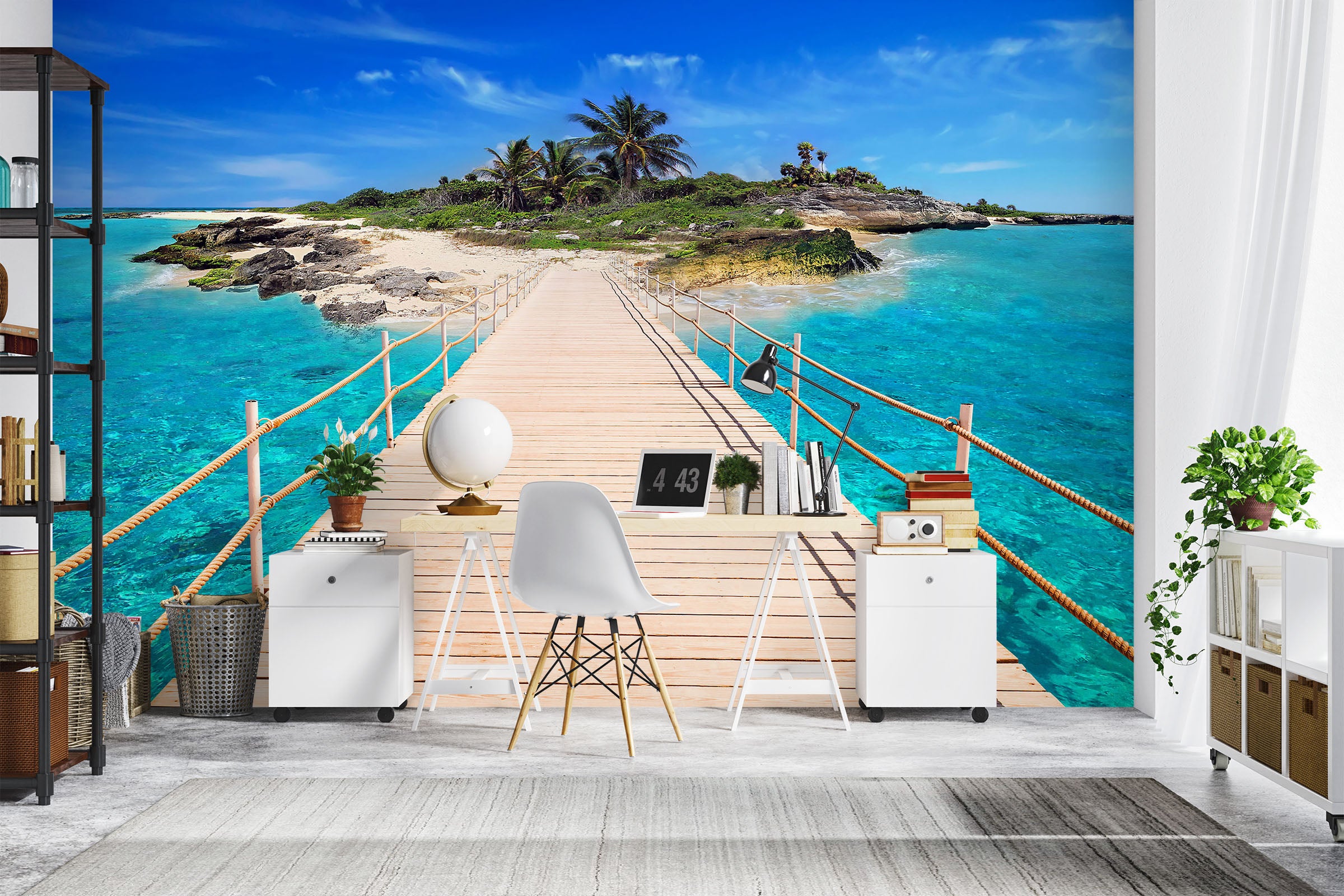 3D Island Bridge Gallery 57188 Wall Murals