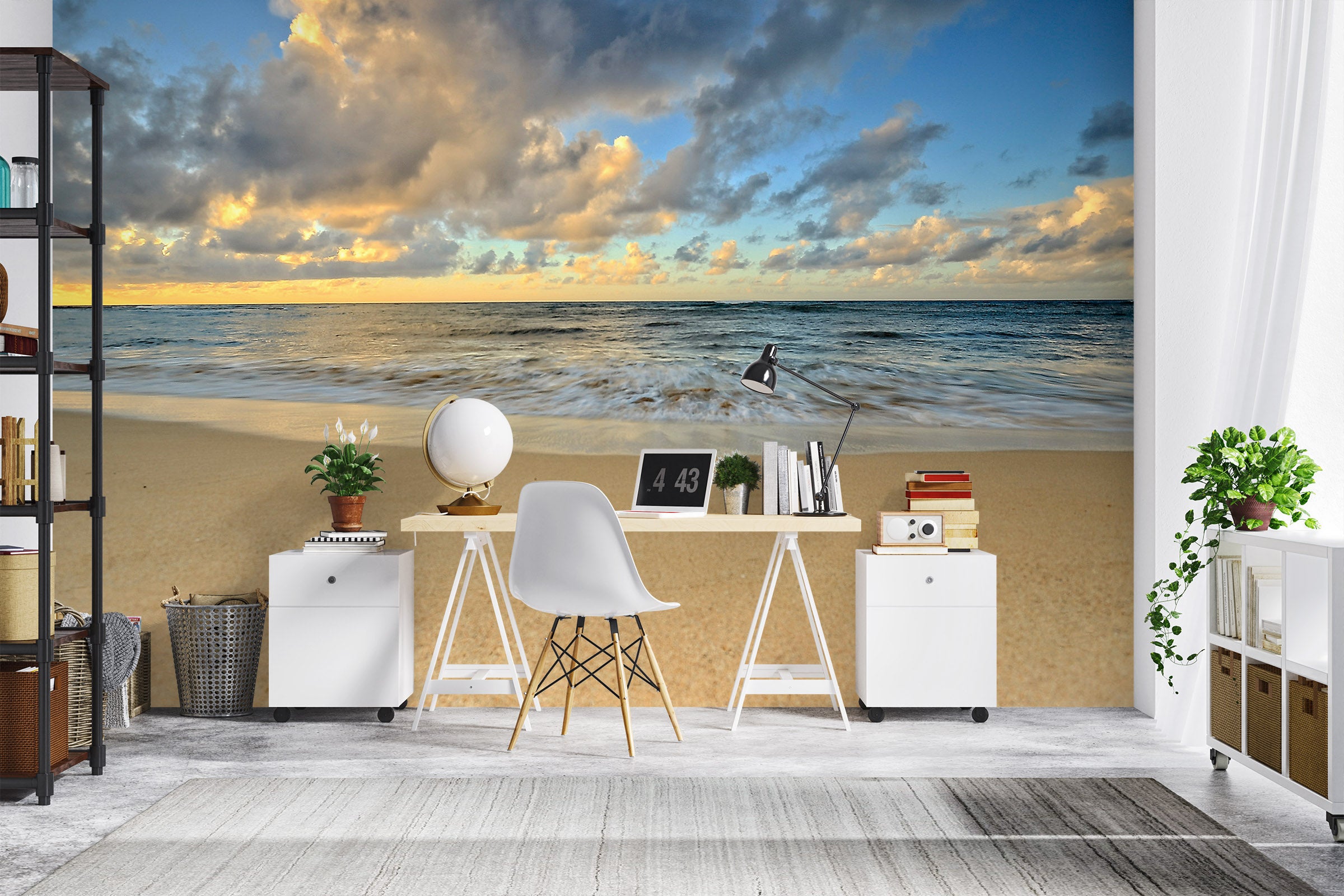3D Beach 62089 Kathy Barefield Wall Mural Wall Murals