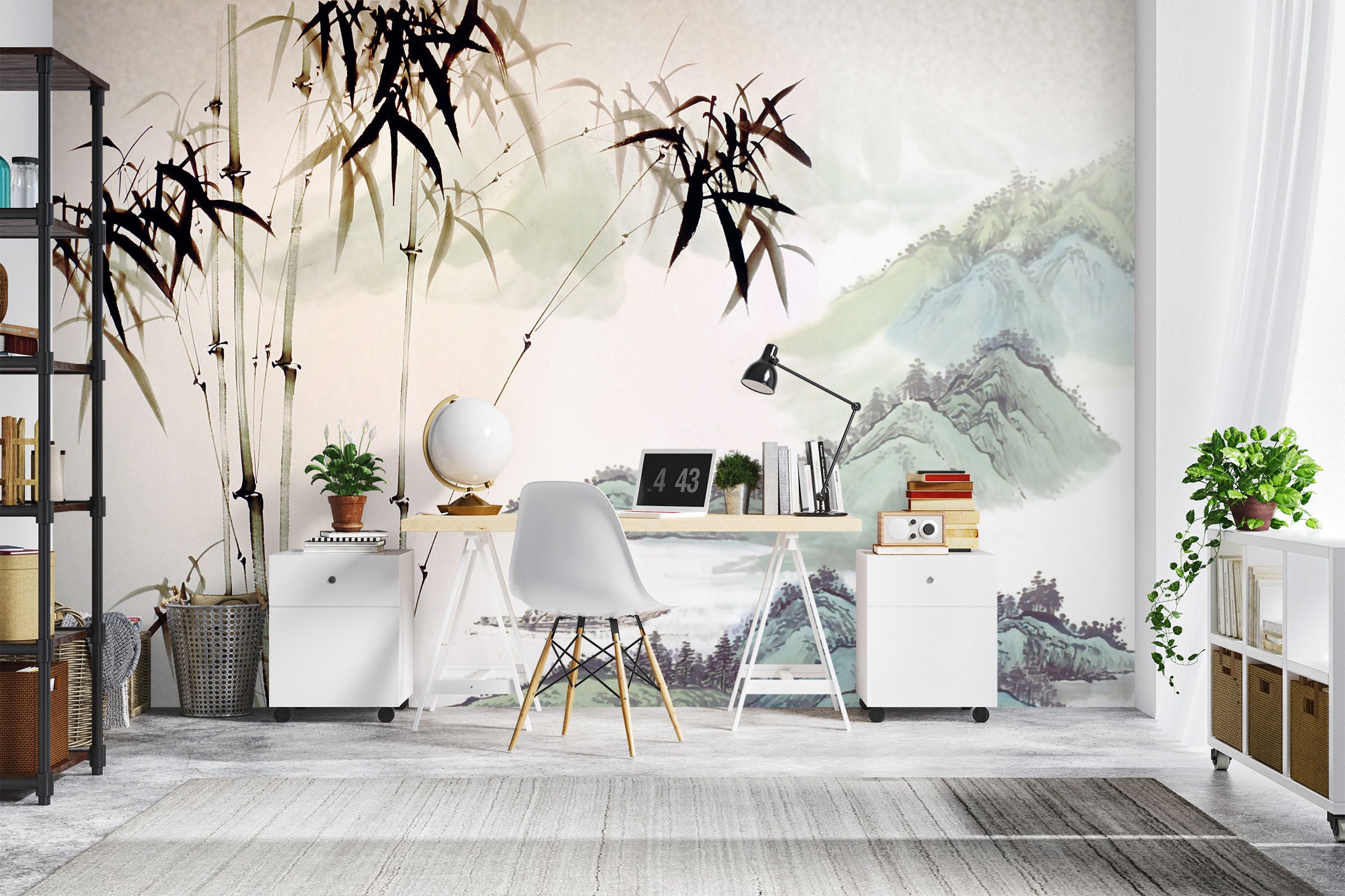 3D Mo Bamboo 1011 Wall Murals