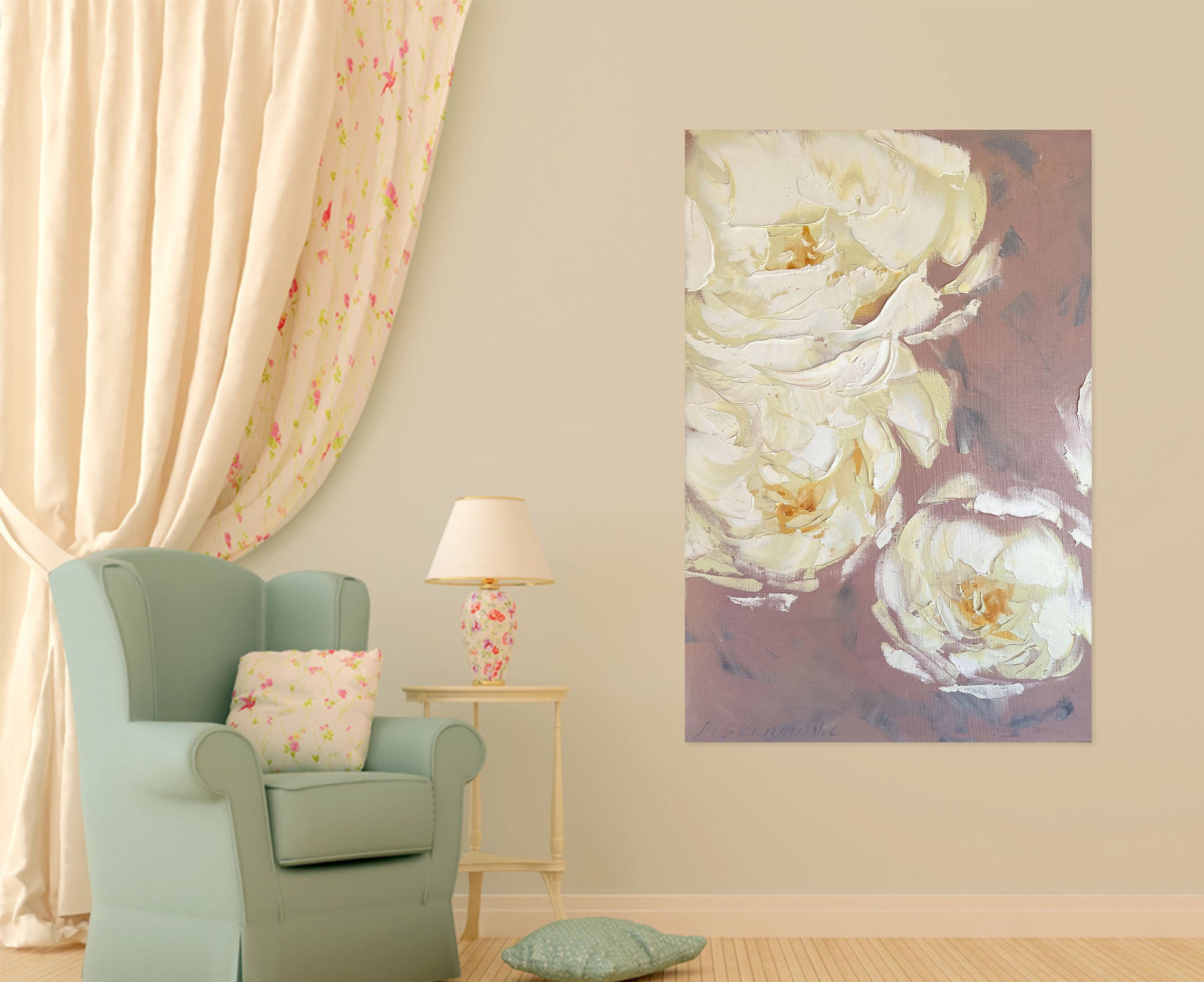 3D Elegant Rose 2608 Skromova Marina Wall Sticker