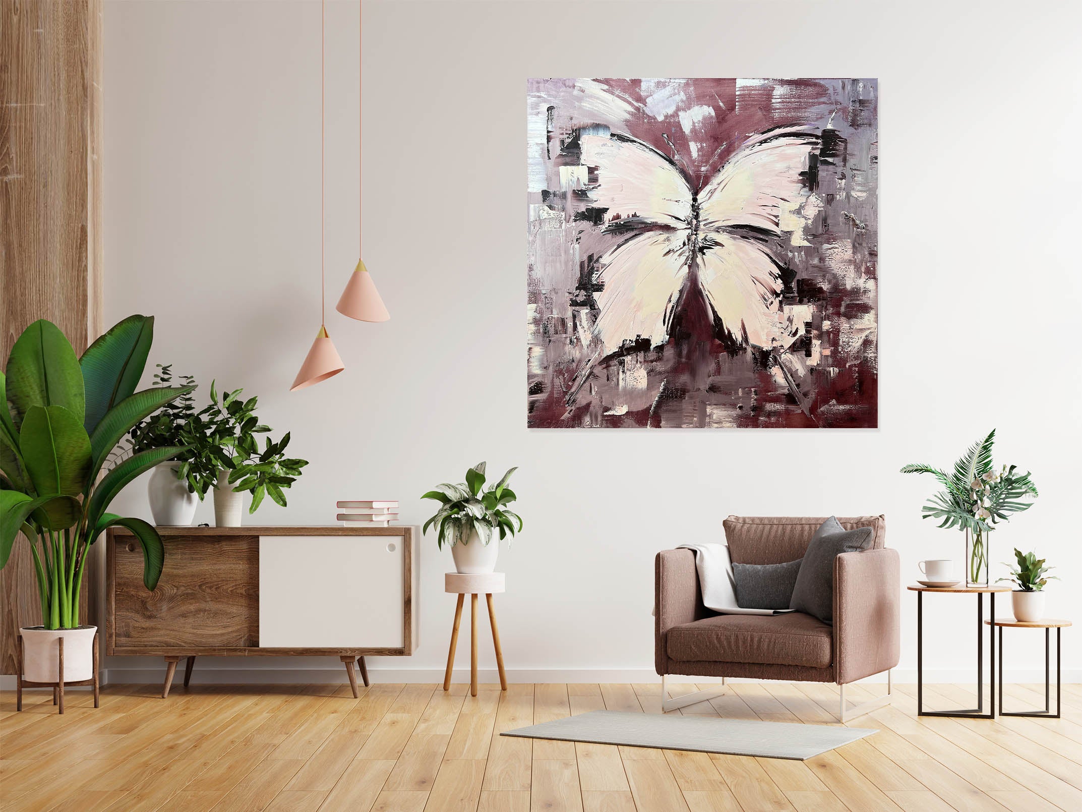 3D Painted Butterfly 456 Skromova Marina Wall Sticker