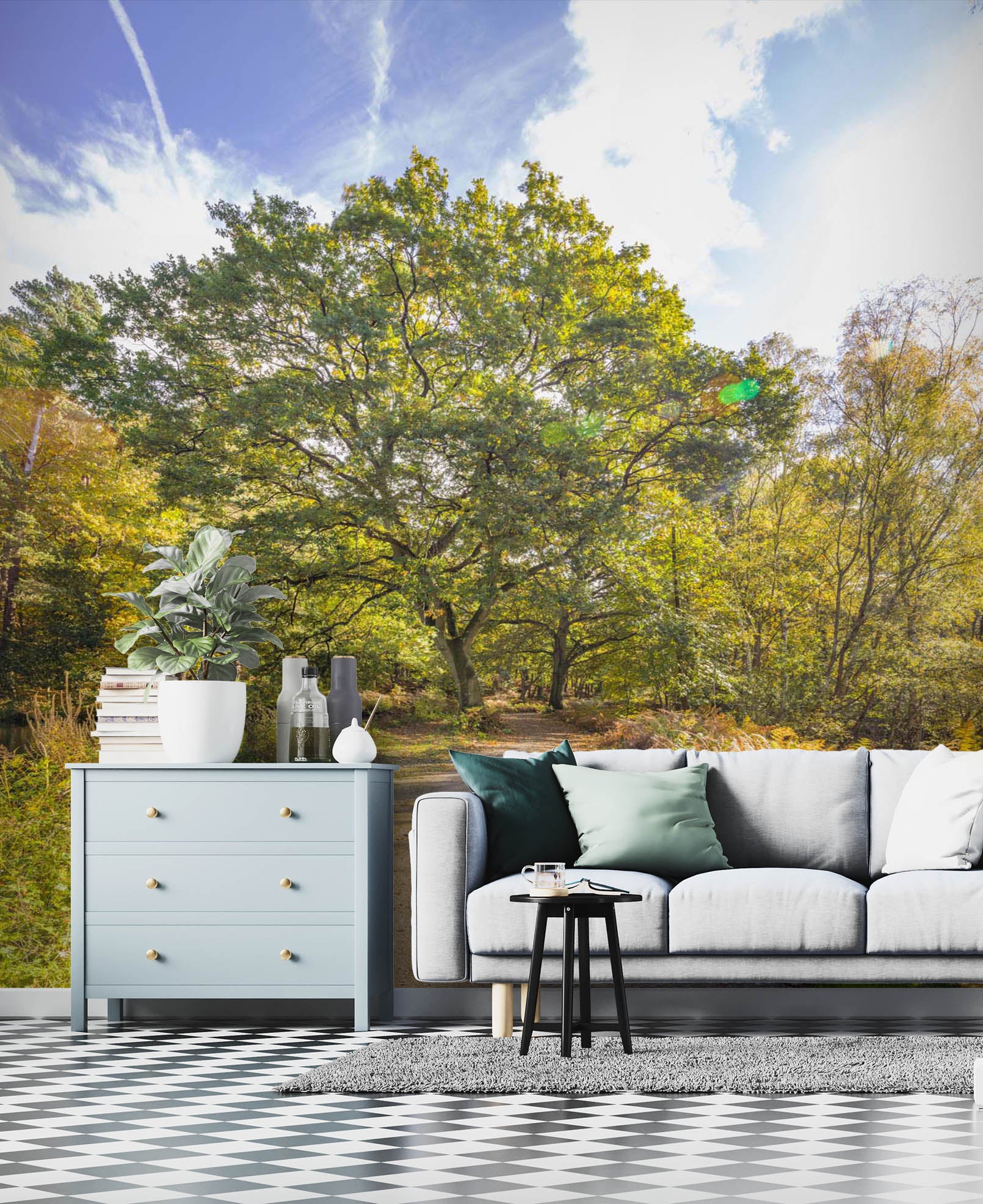 3D Forest Tree 029 Assaf Frank Wall Mural Wall Murals