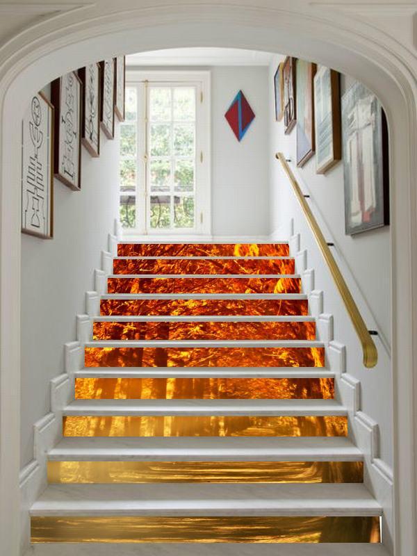 3D Maples 1203 Stair Risers Wallpaper AJ Wallpaper