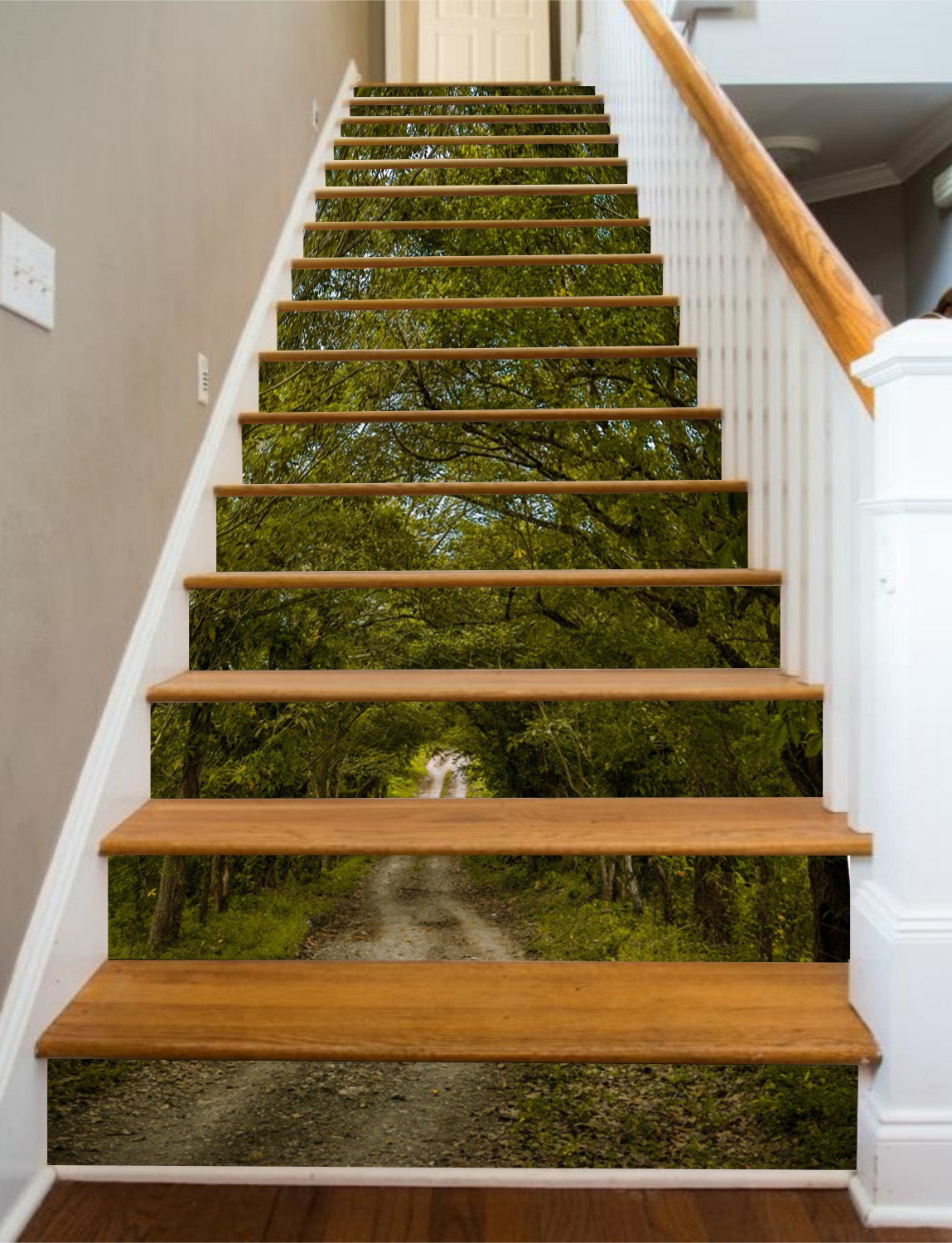 3D Towering Trees 109 Stair Risers
