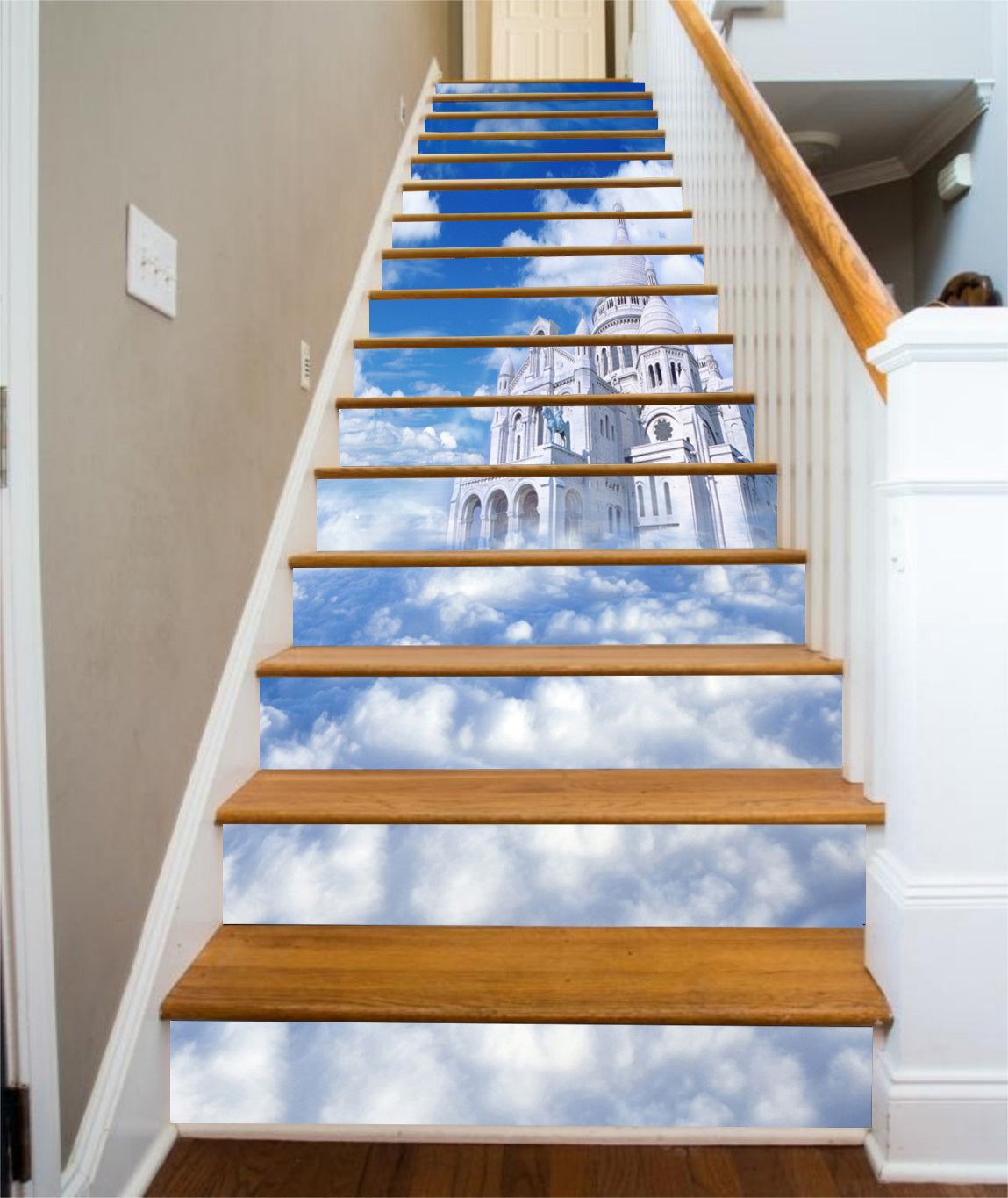3D Sky Castle 169 Stair Risers