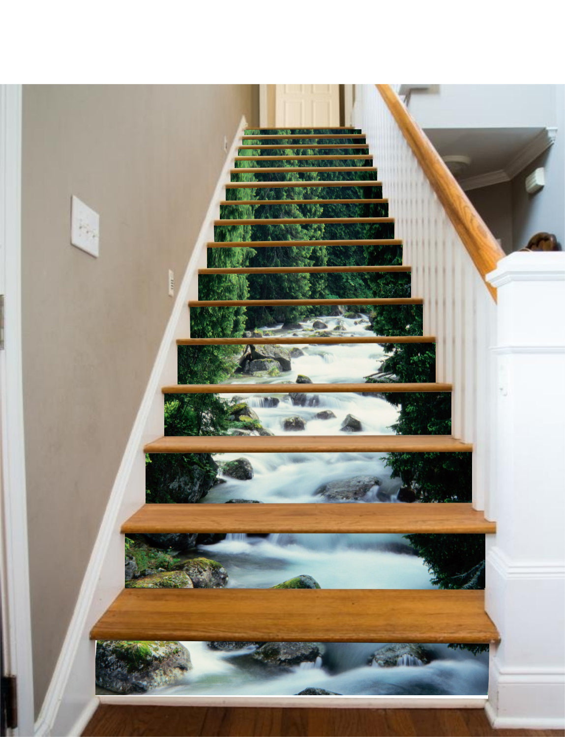 3D Cold Summer Water 157 Stair Risers