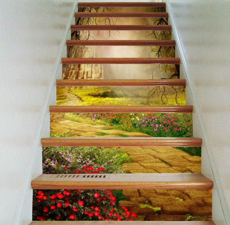3D Fantasy Wonderland 071 Stair Risers