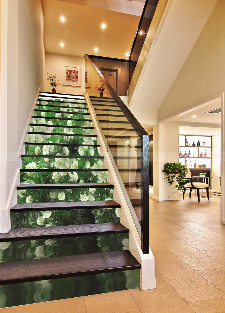 3D Flower World Arrangement 174 Stair Risers