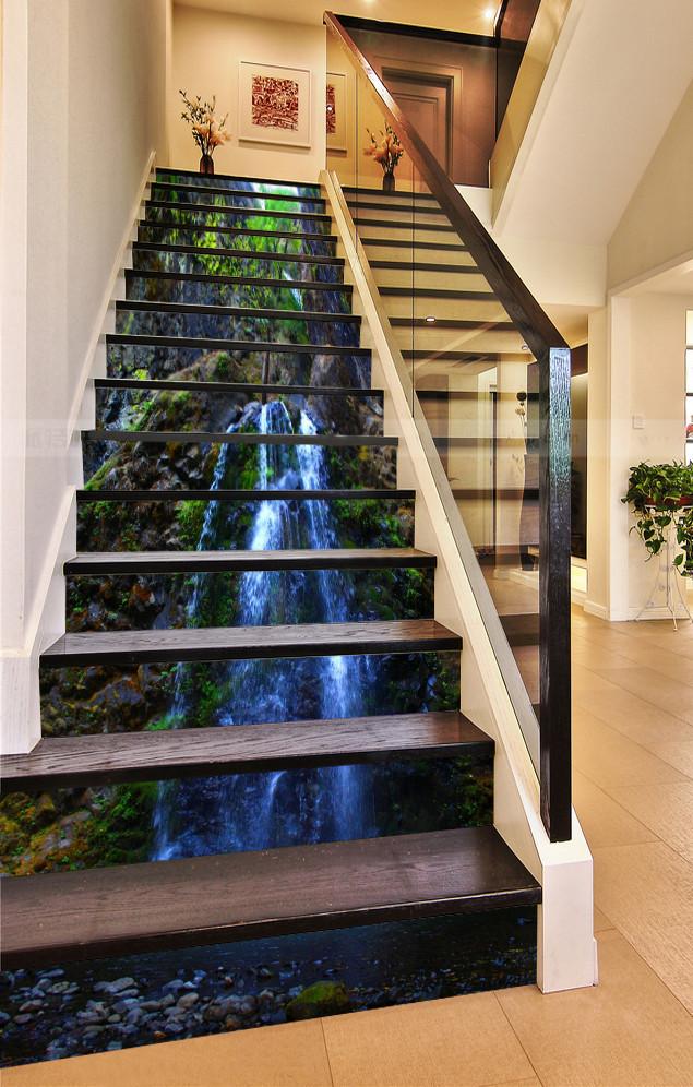 3D Cascade 558 Stair Risers Wallpaper AJ Wallpaper