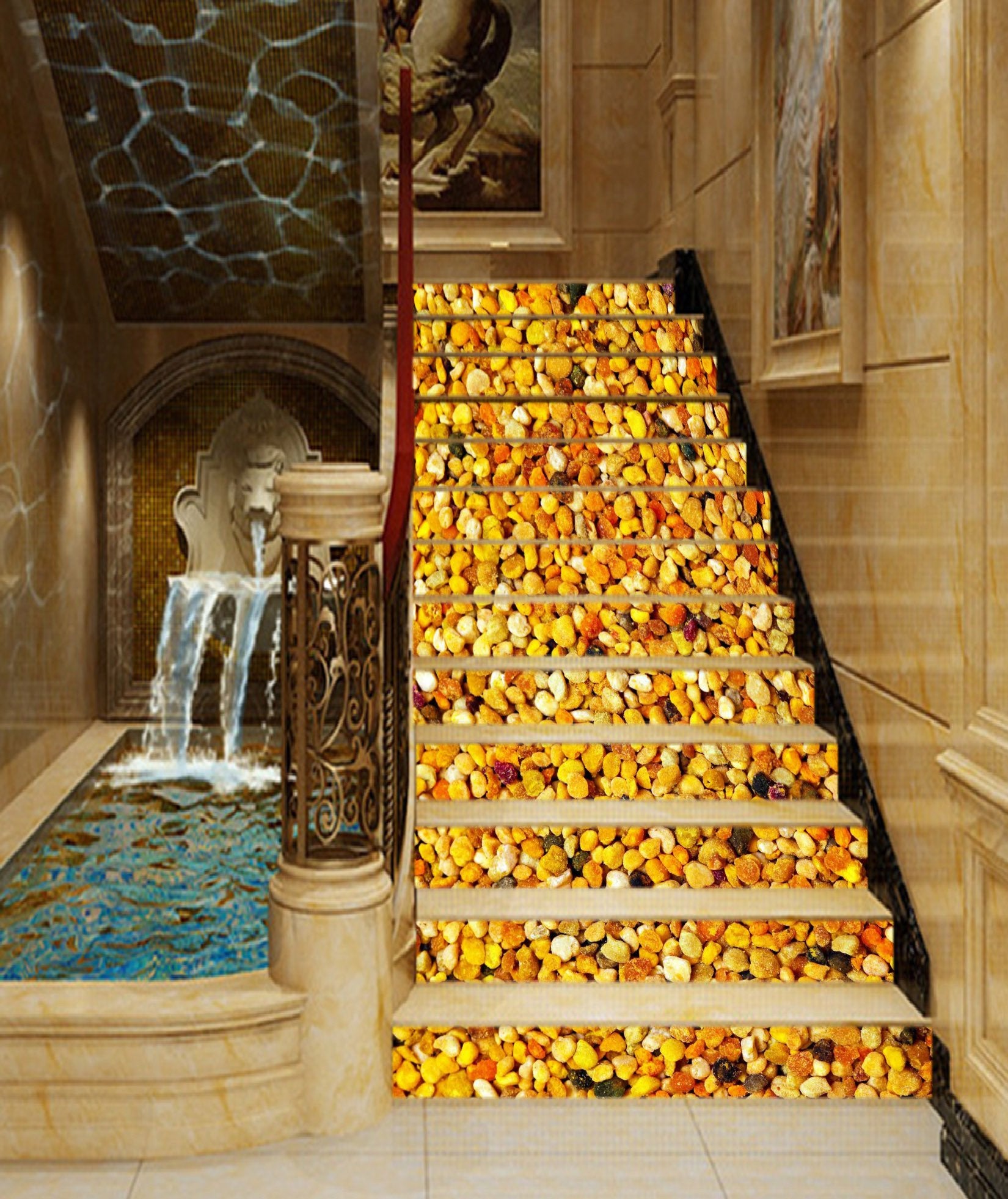 3D Delicious Nuts 1124 Stair Risers Wallpaper AJ Wallpaper