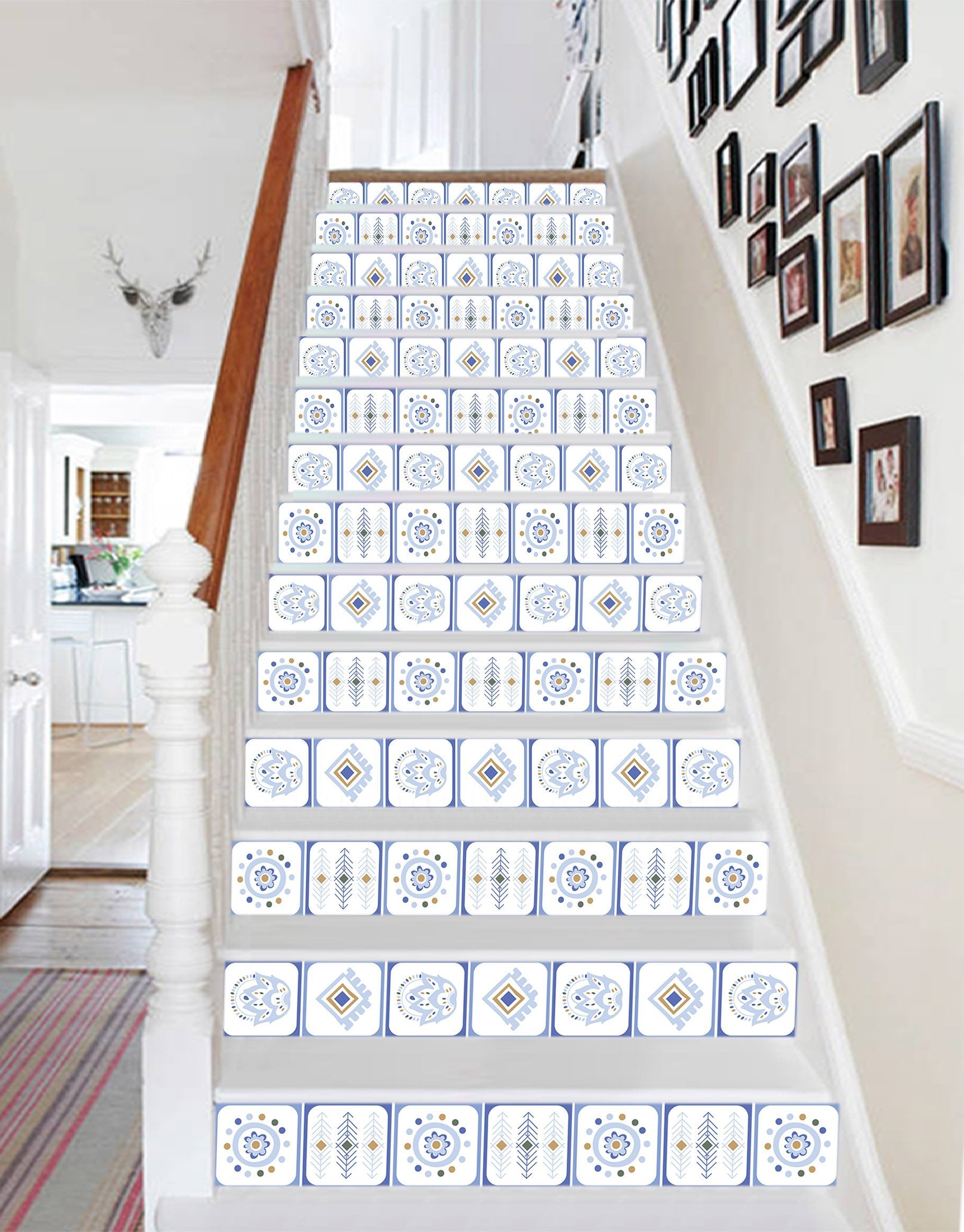 3D Fresh Patterns 156 Stair Risers Wallpaper AJ Wallpaper