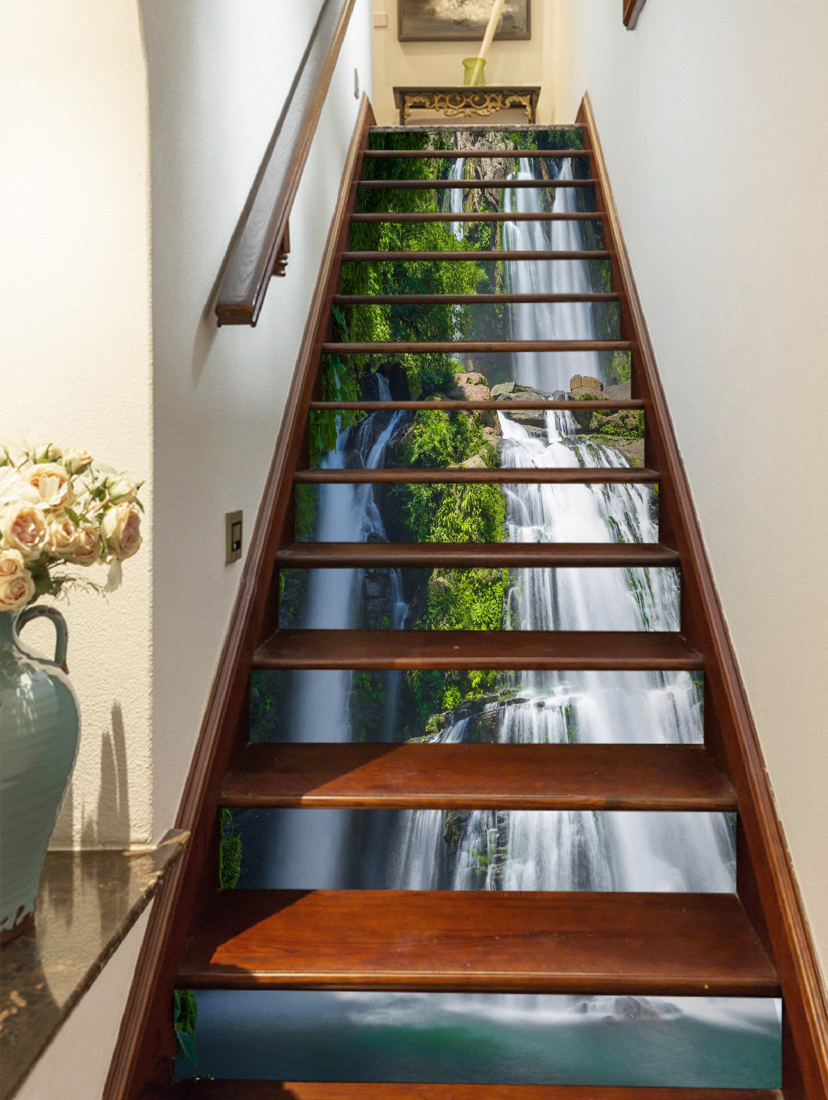 3D Pentium Of The Waterfall 374 Stair Risers