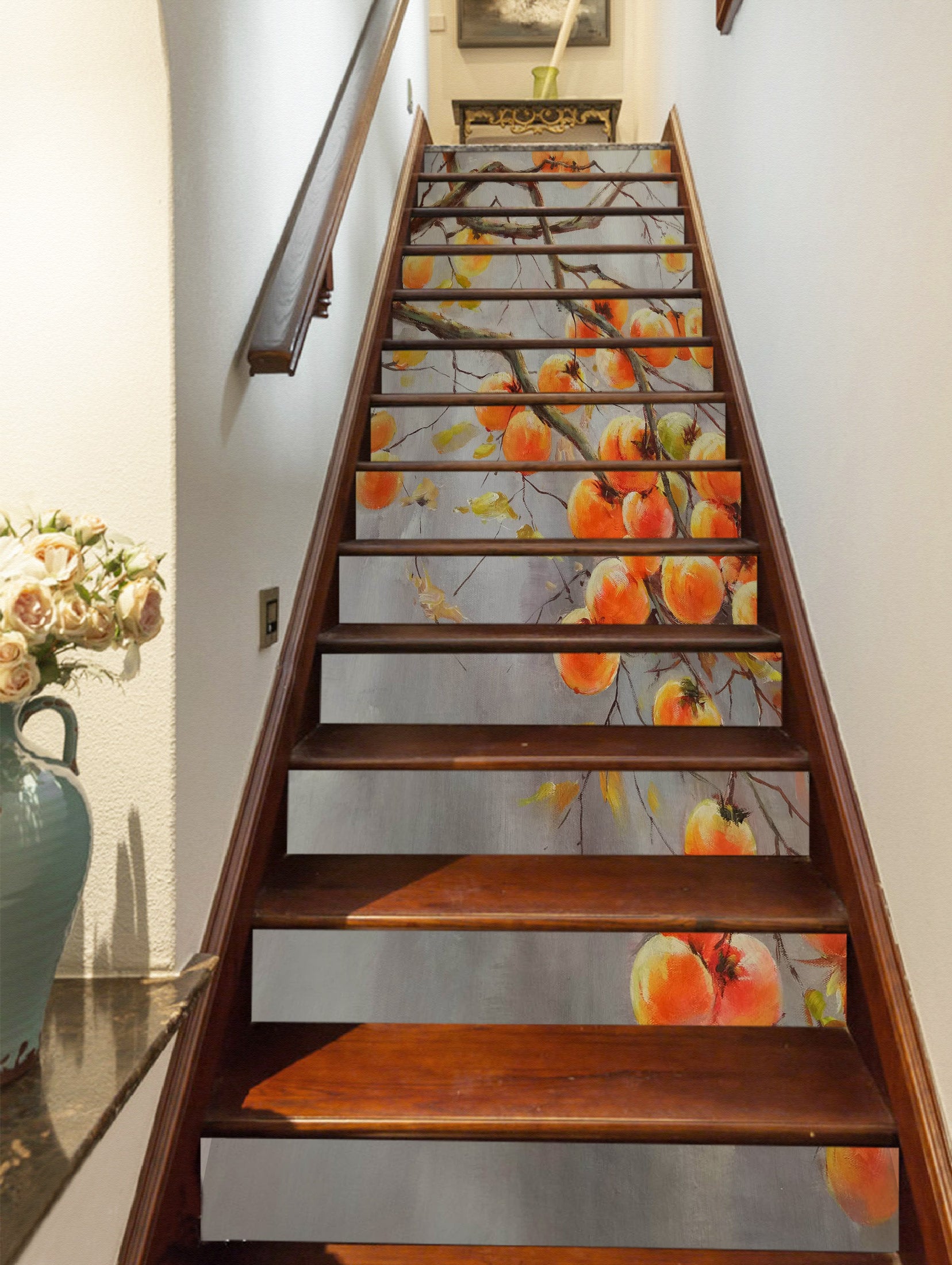 3D Ripe Persimmons 182 Stair Risers