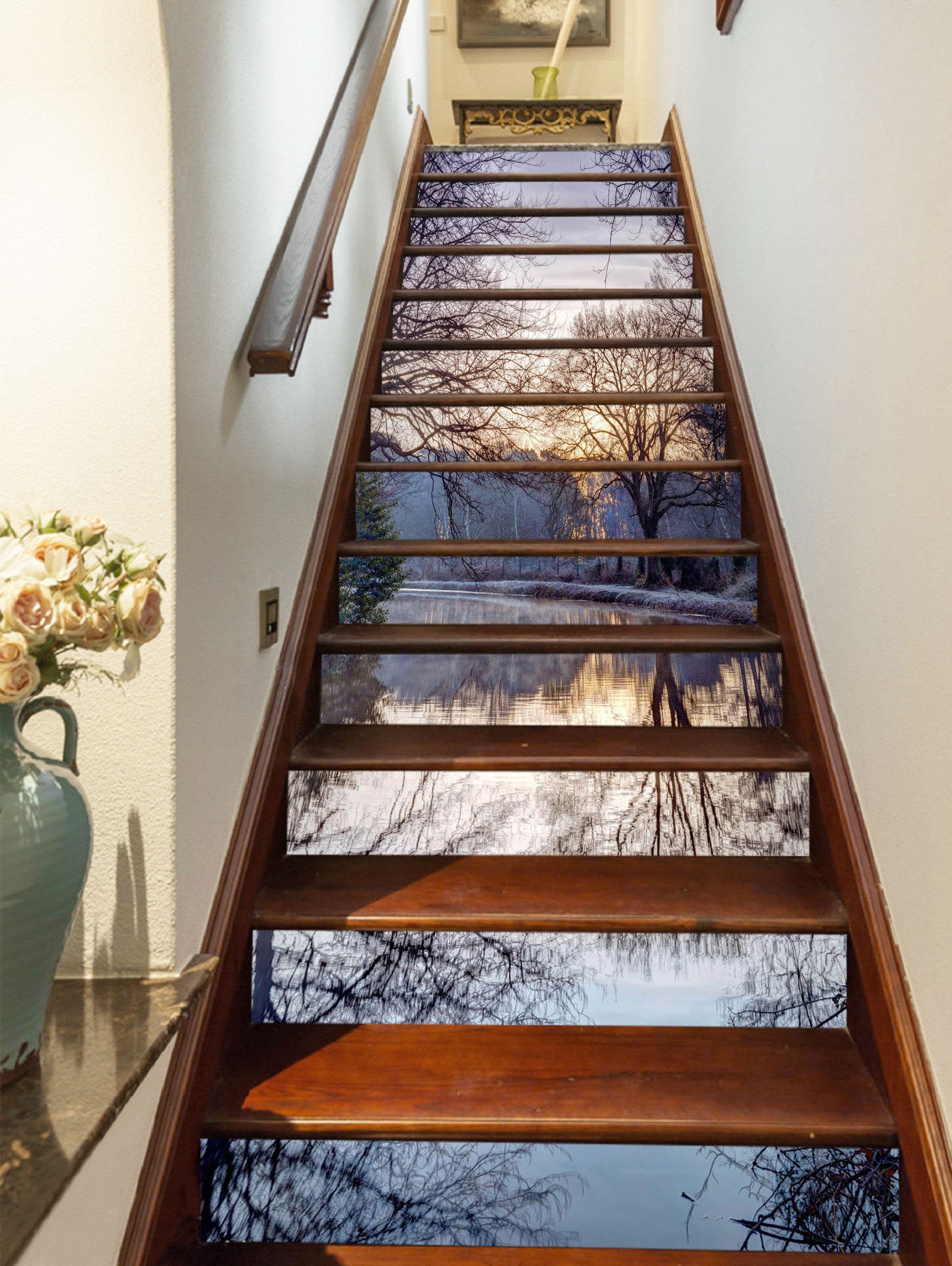 3D Tree River Shadow 10949 Assaf Frank Stair Risers