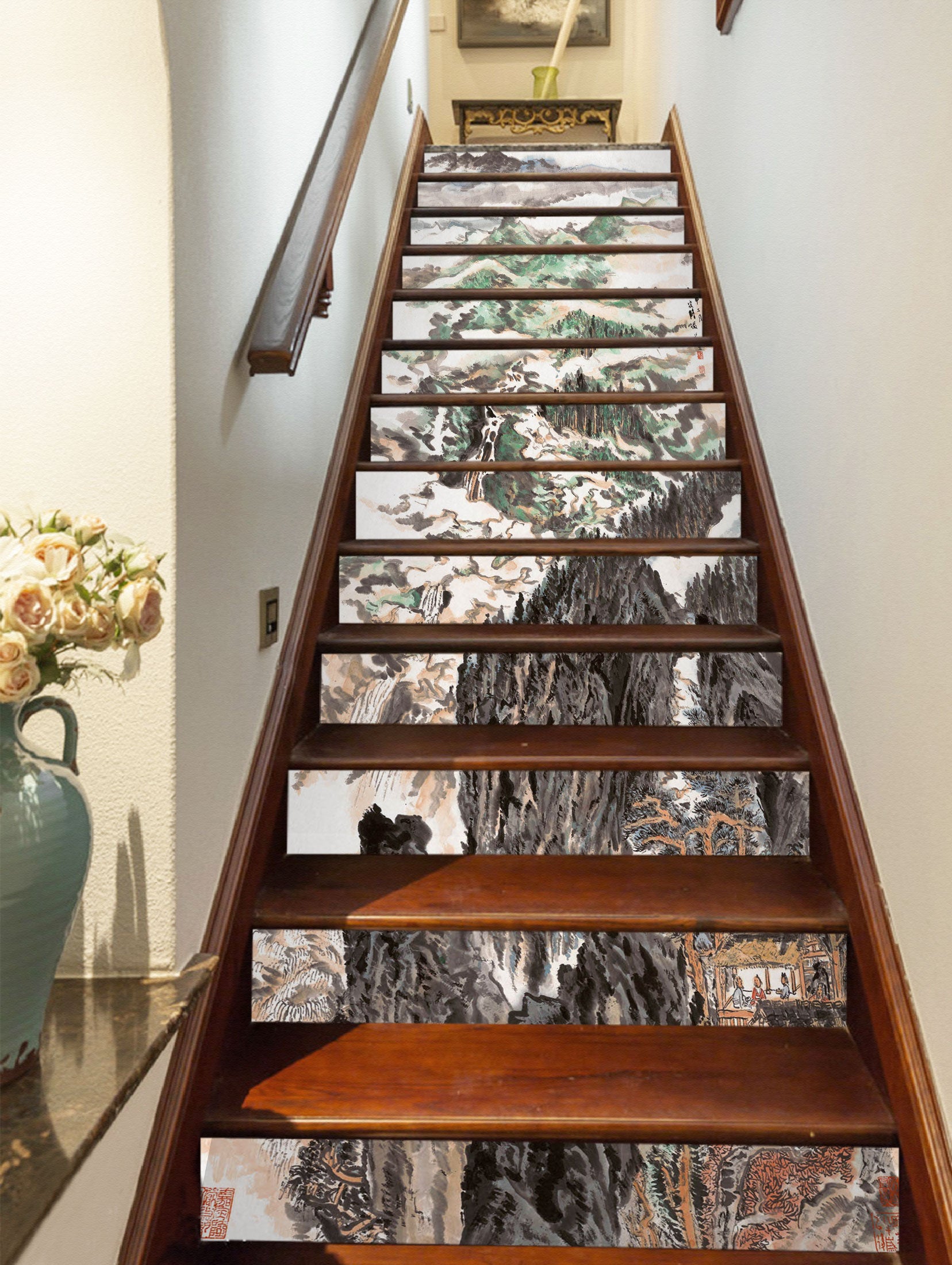 3D Outline Stones 069 Stair Risers