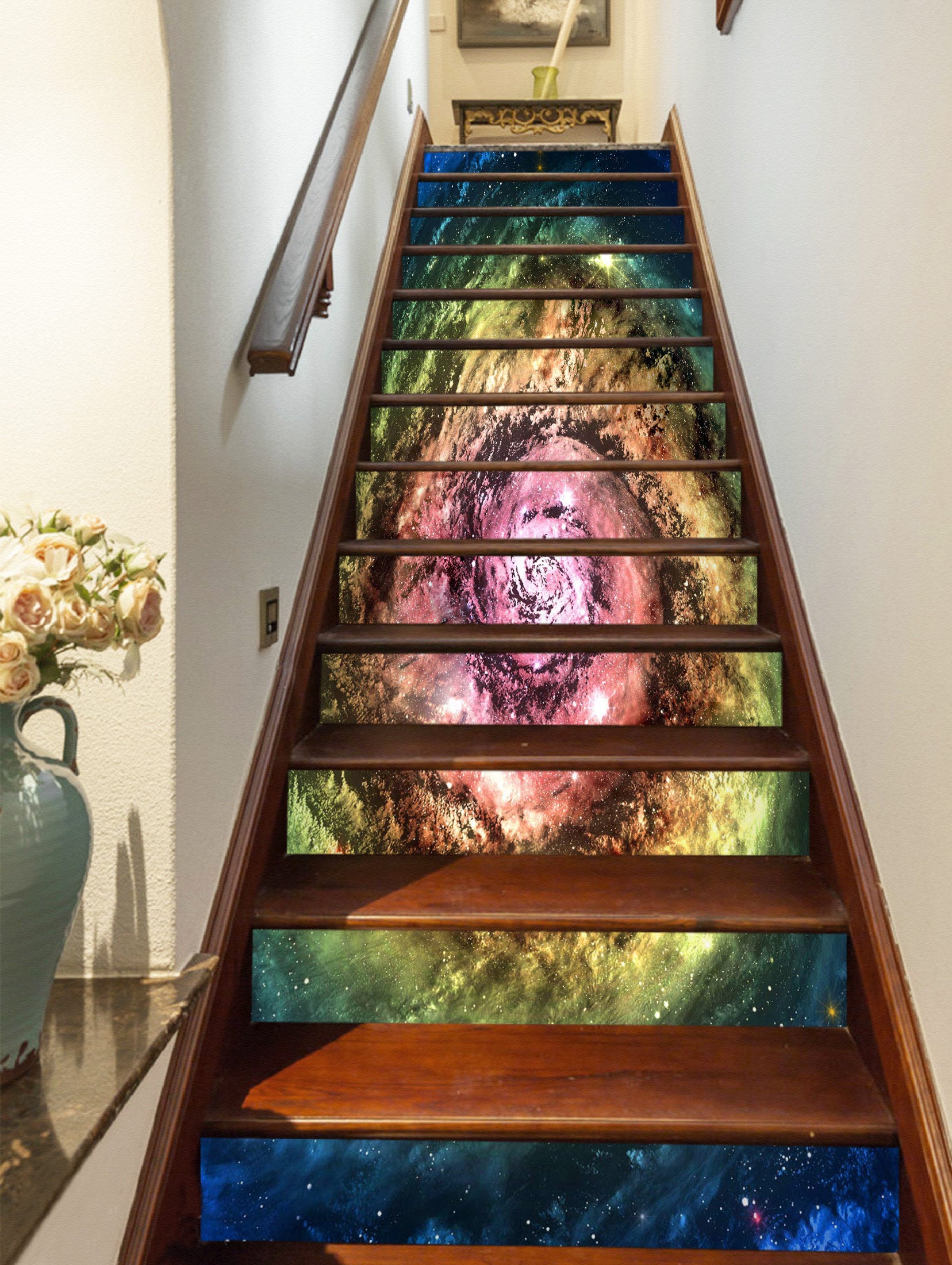 3D Galaxy Vortex 302 Stair Risers