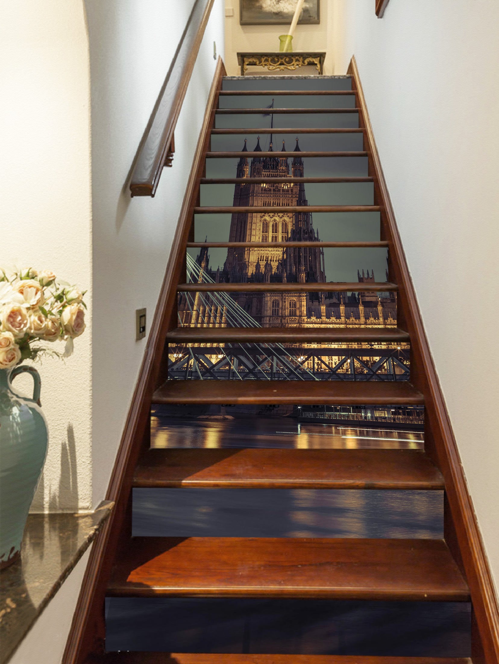 3D Night Building 10938 Assaf Frank Stair Risers