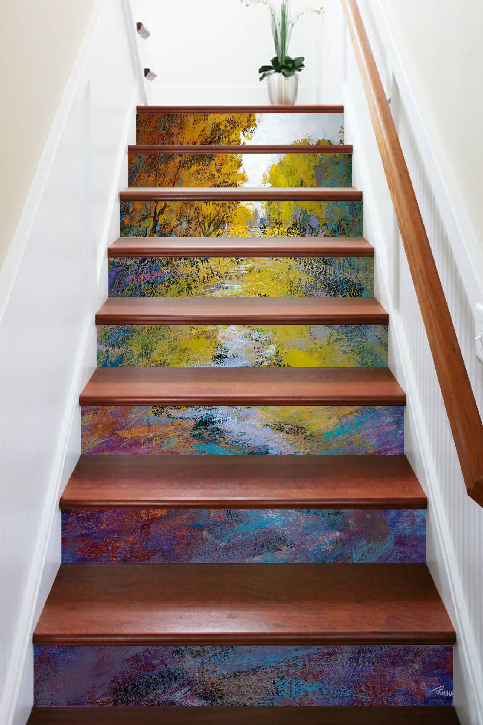 3D Creek Forest 104218 Michael Tienhaara Stair Risers